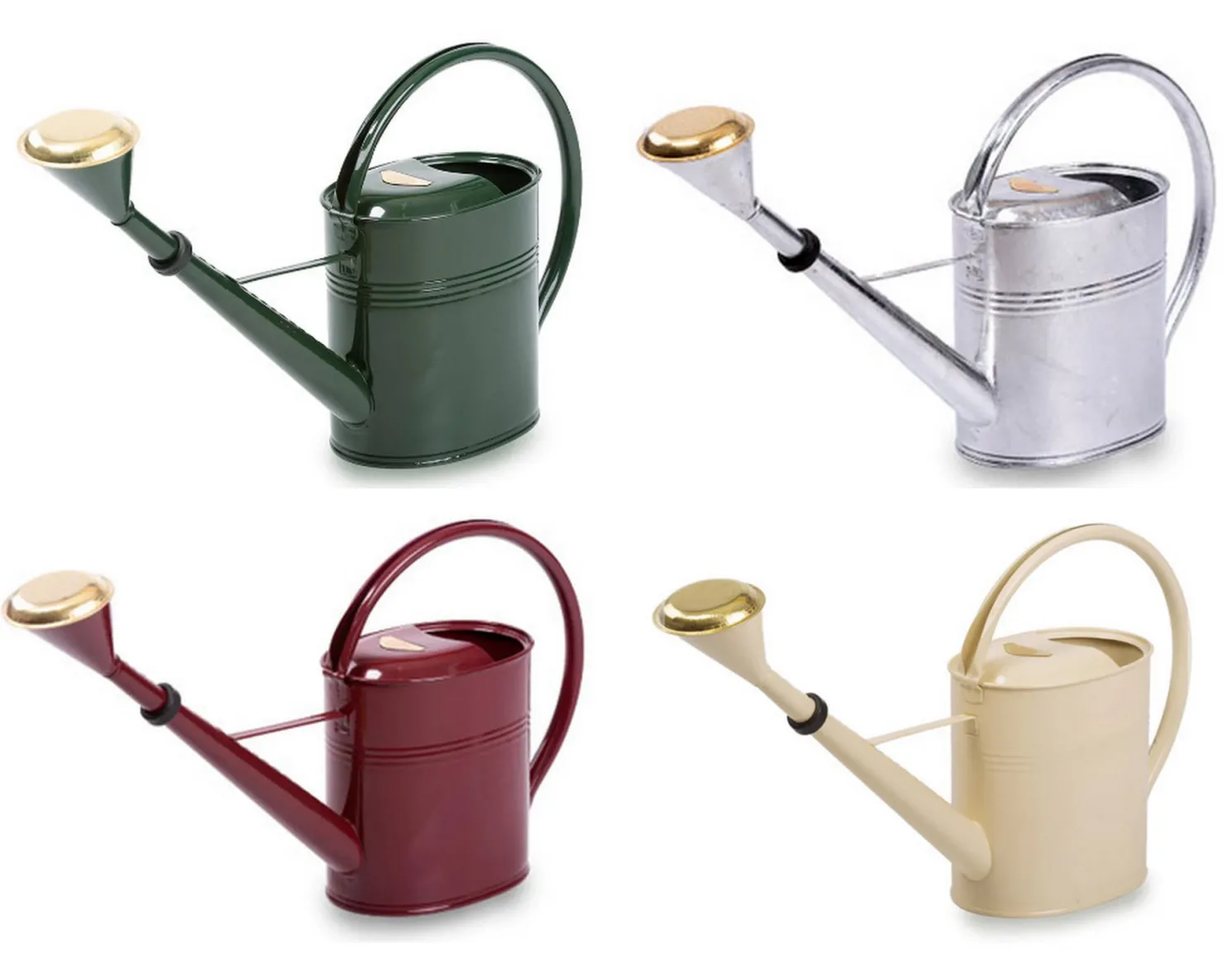 The Great British Garden Metall Gießkanne 8L Vintage Cream