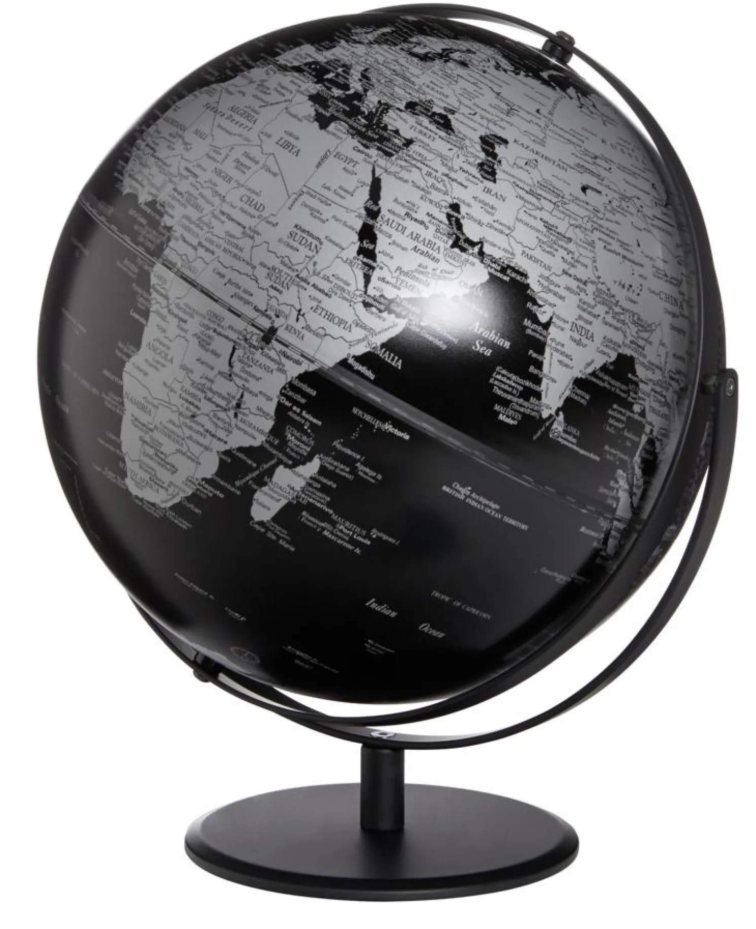 TROIKA Globus Saturn silber, matt