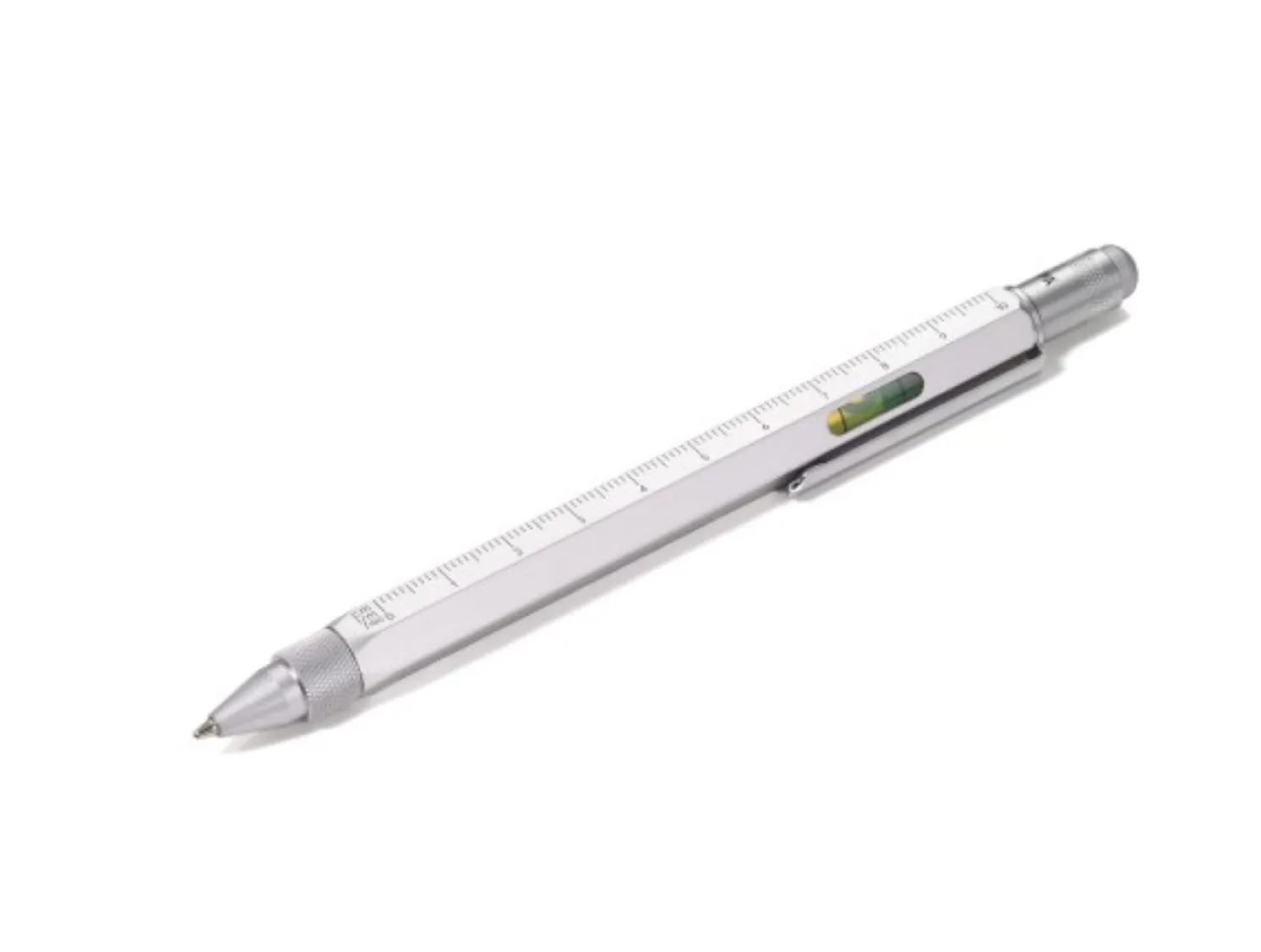 TROIKA Kugelschreiber 5 Funktionen silber