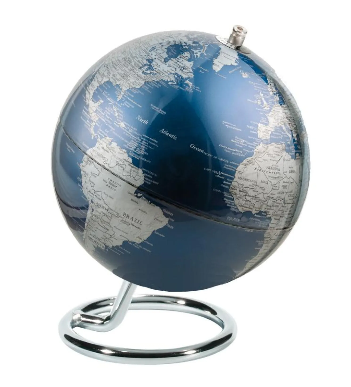 TROIKA Mini-Globus Galilei hellblau