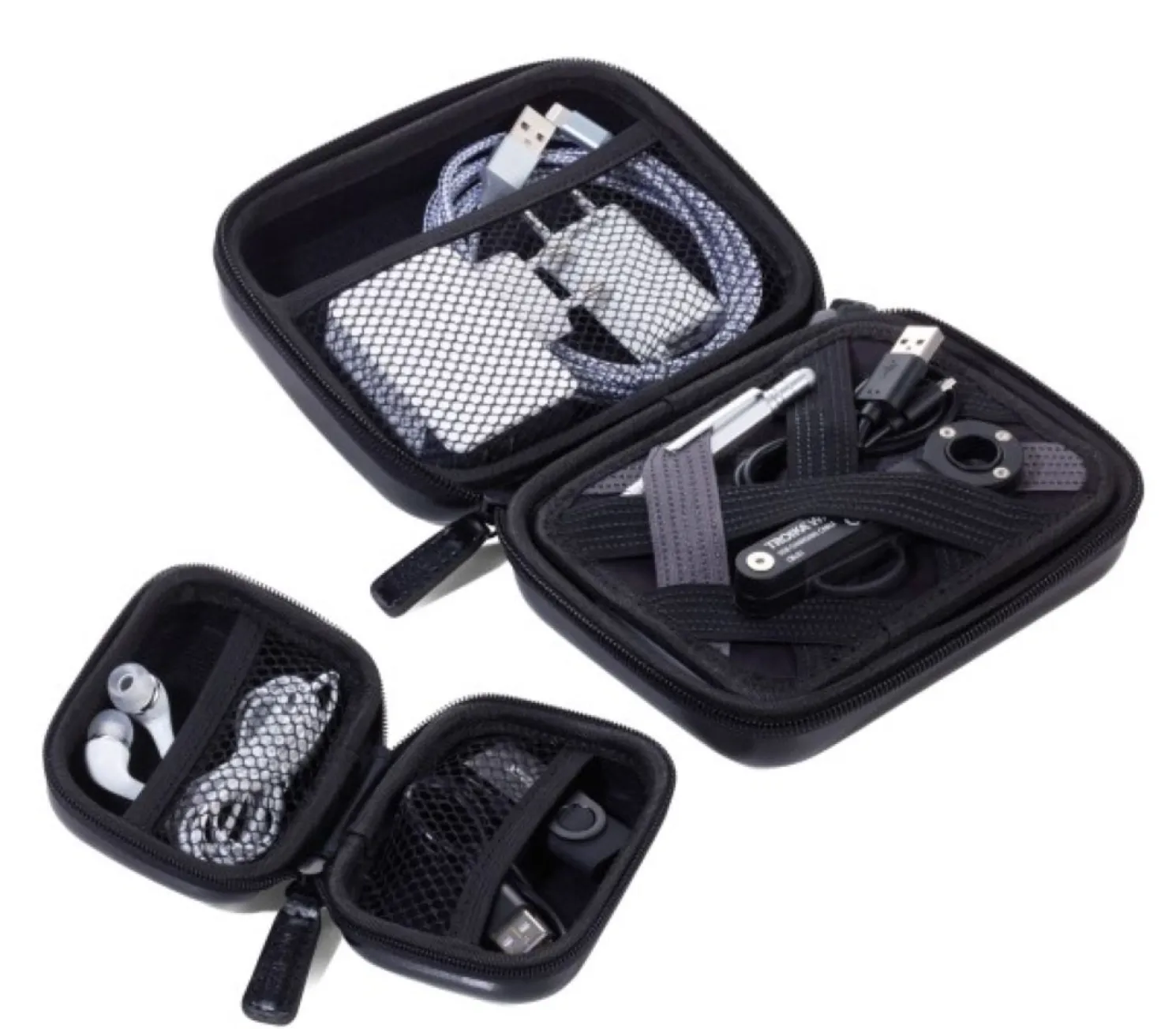 TROIKA Organizer - Etui 2-tlg. schwarz