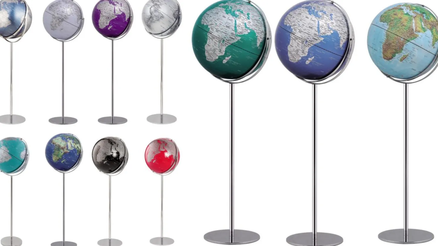 TROIKA Standglobus APOLLO 17 Black