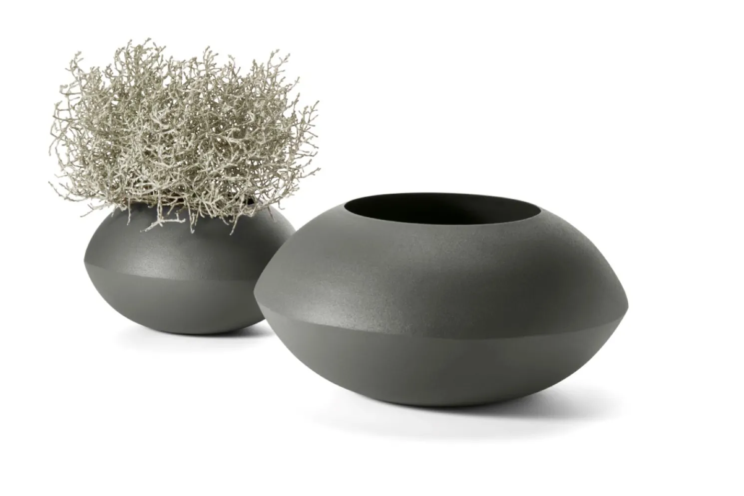 Philippi Holm Vase Ufo-Form Ø 18 cm, Höhe 10 cm