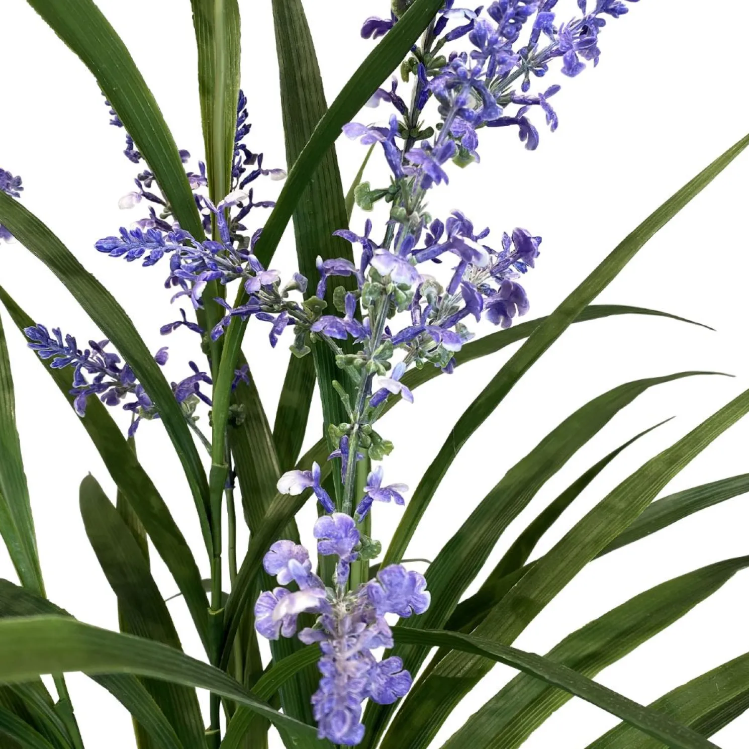 Fleur Ami Langlebige Lavendel Kunstpflanze, 7 Blüten, Höhe 85 cm