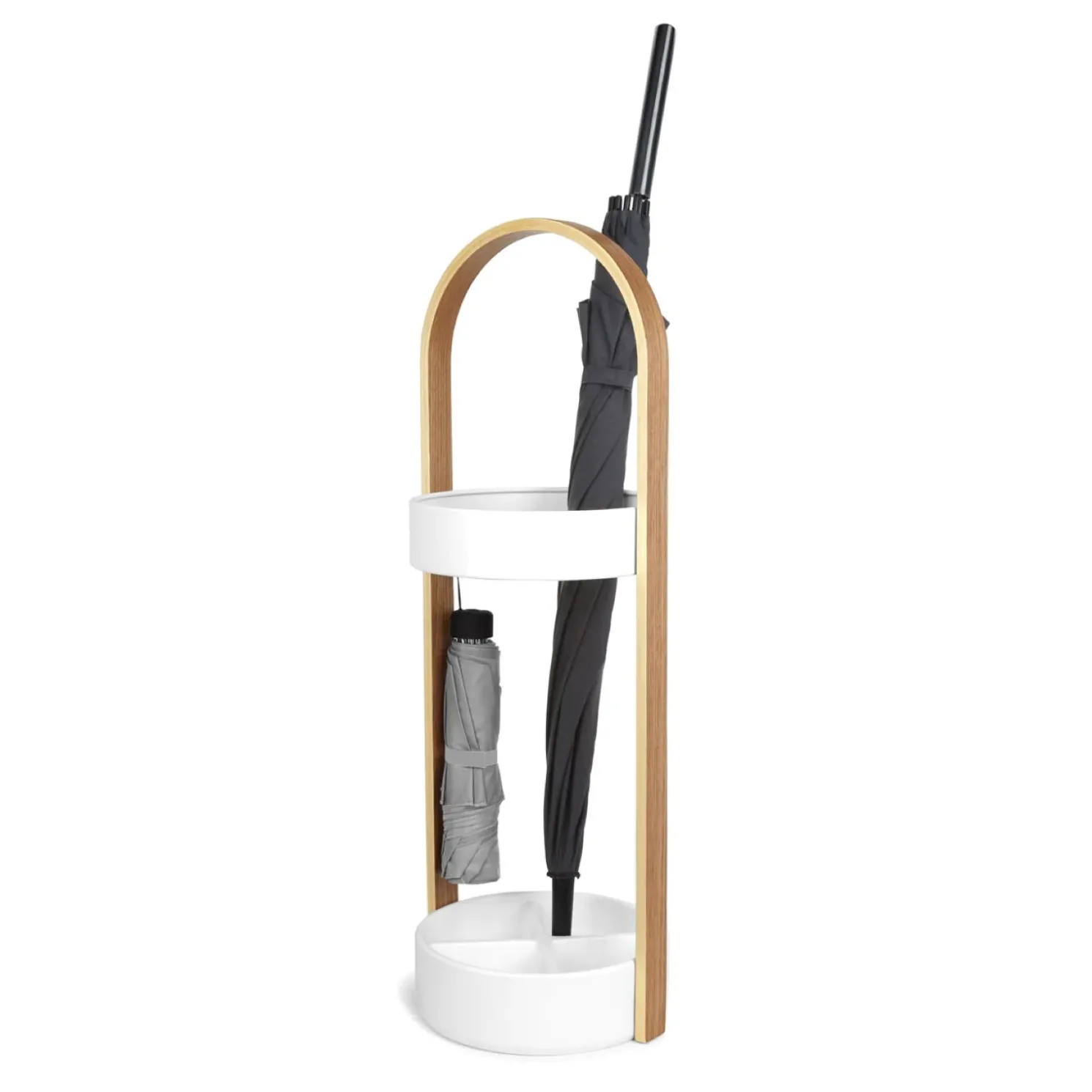 Umbra Schirmständer Stand weiß/natur