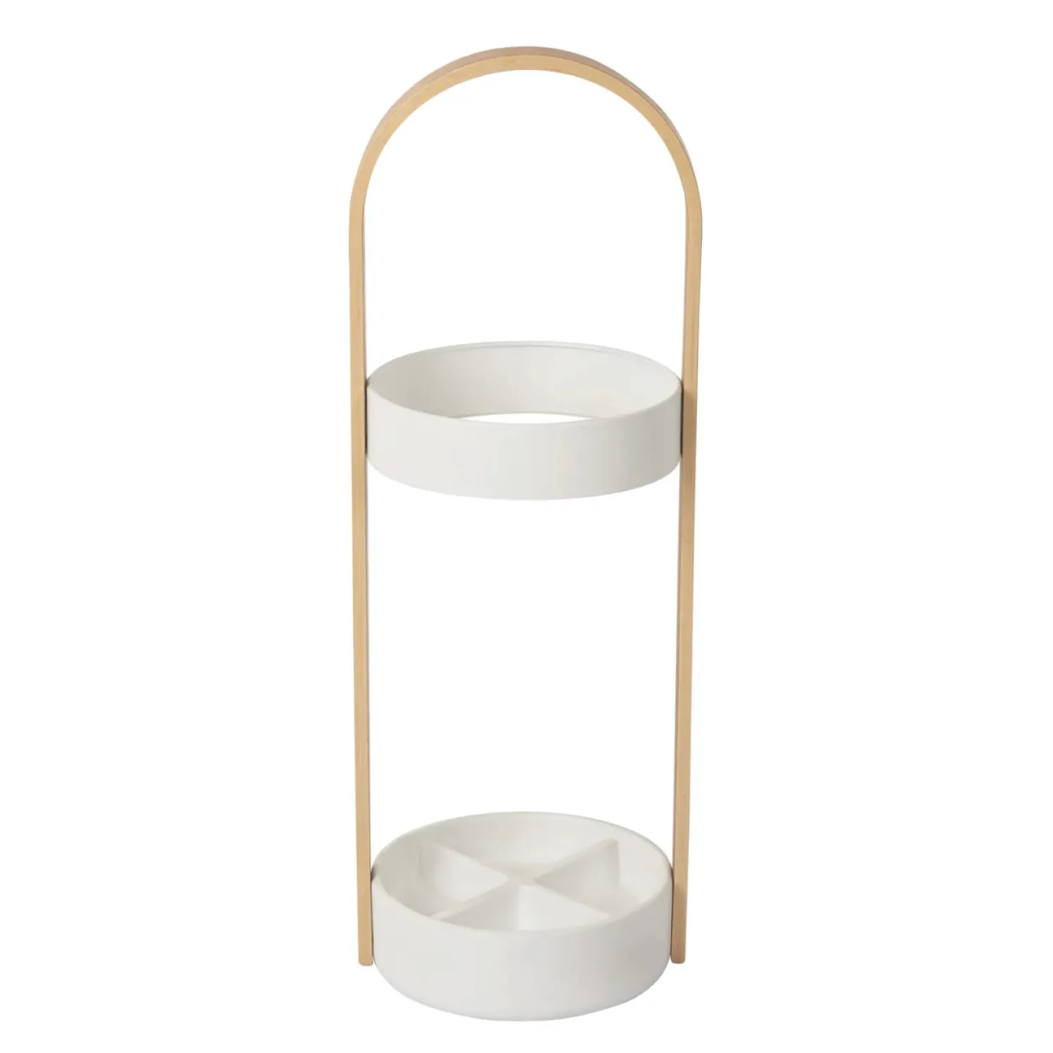 Umbra Schirmständer Stand weiß/natur