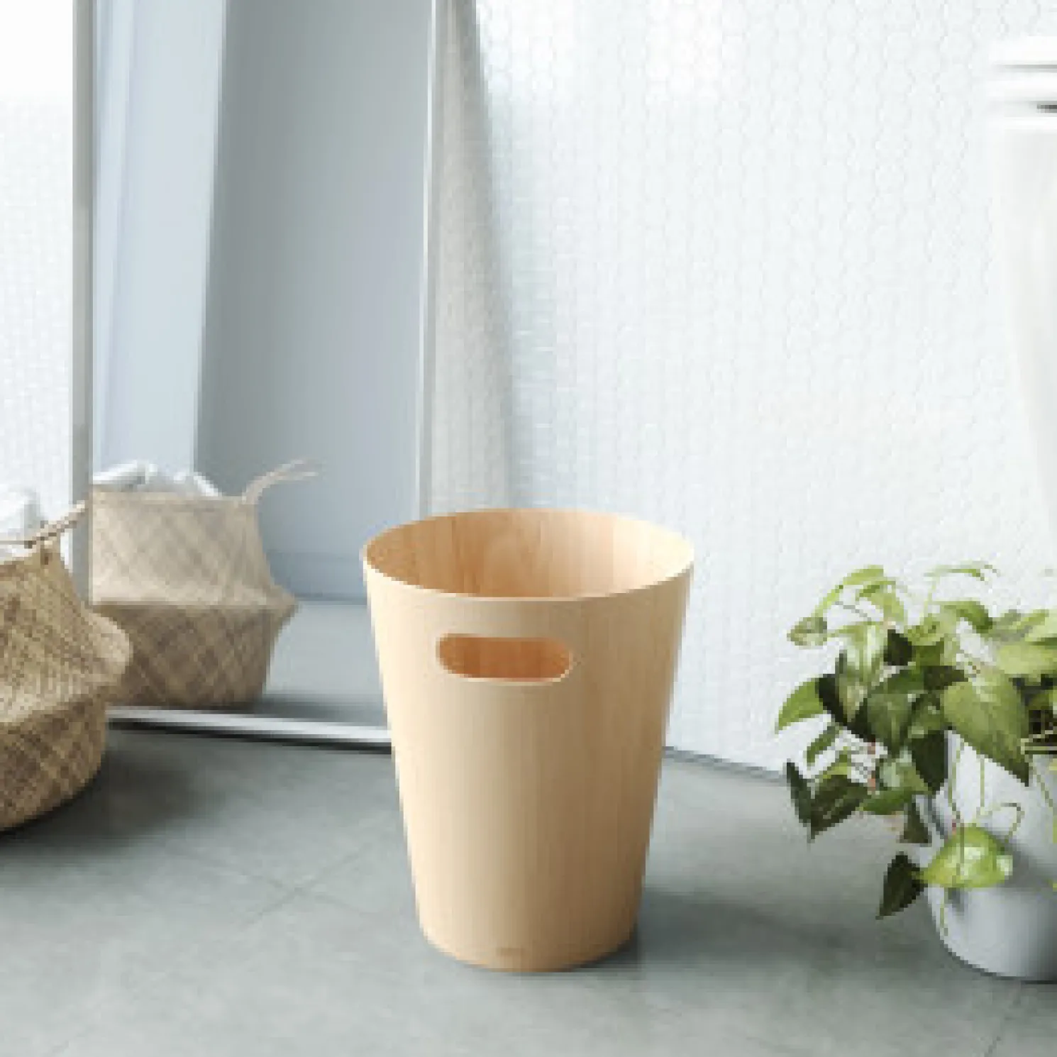 Umbra Woodrow Abfalleimer Natur