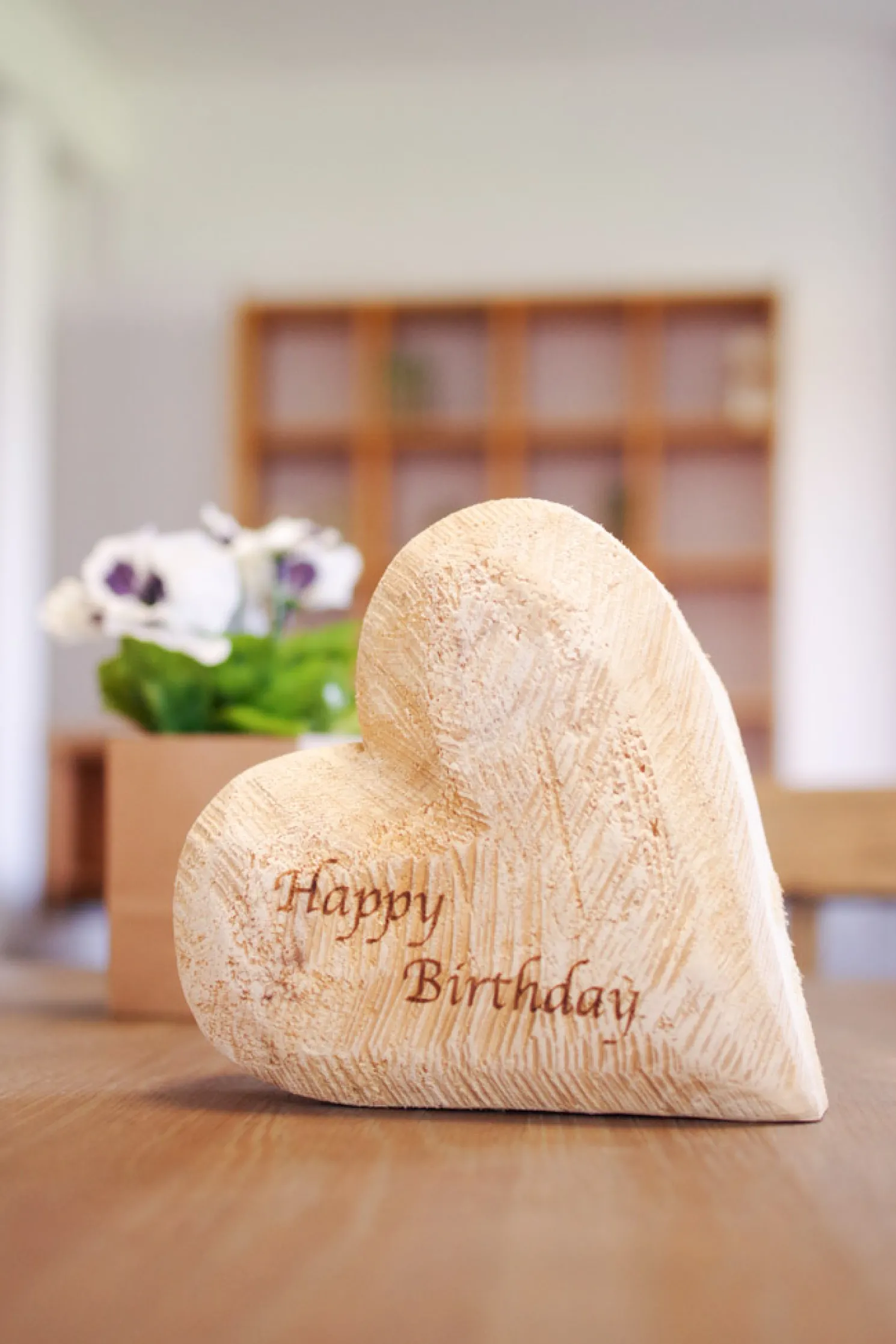 WMG Holzherz "Happy Birthday"