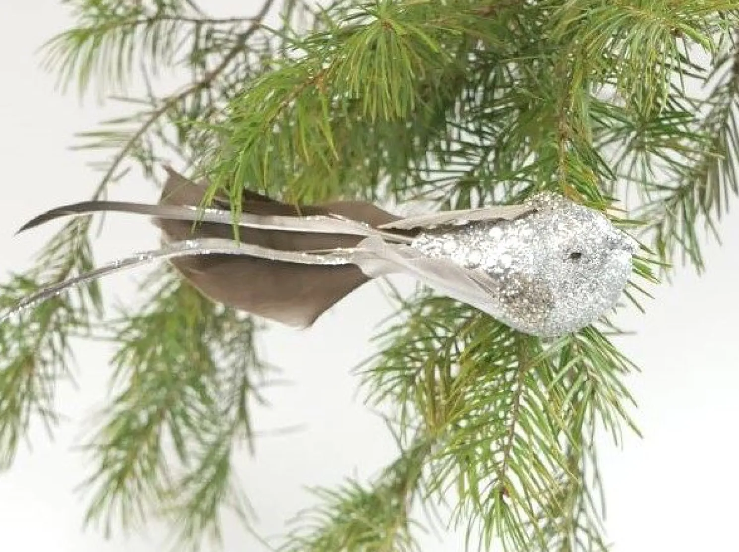 Hoff Zierklammer Vogel Silber