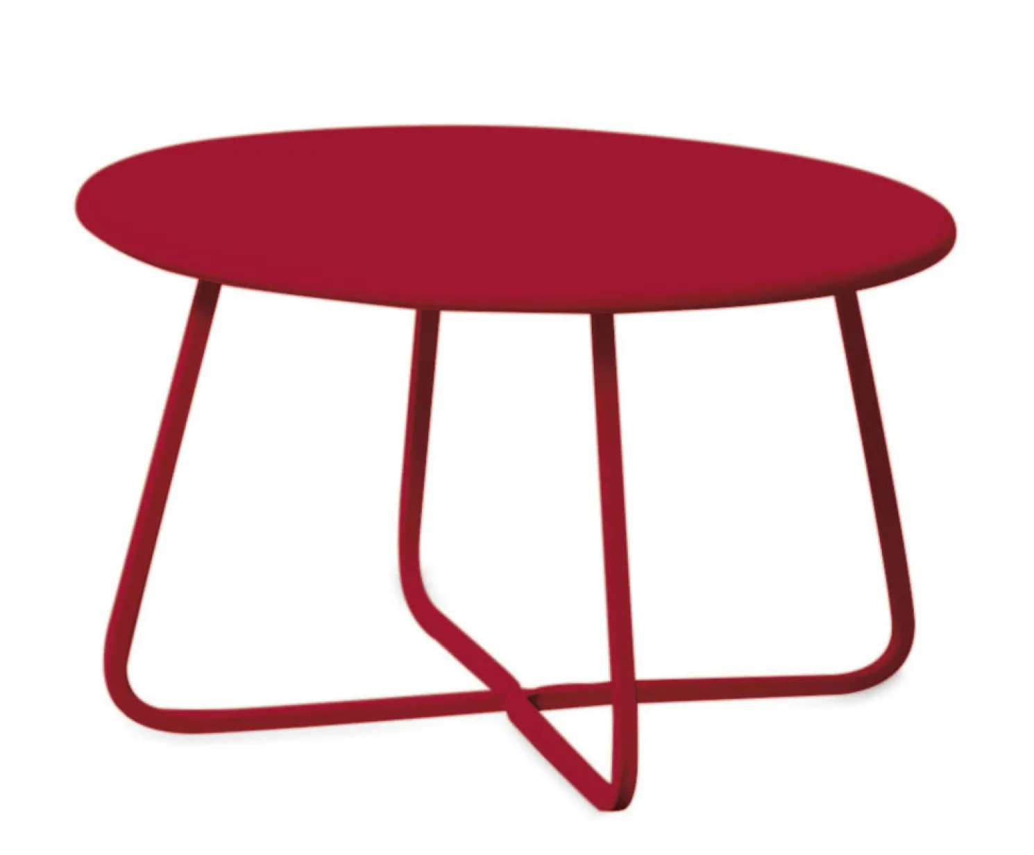 vermobil Niedriger Tisch Daisy Ø 65 cm rot RR