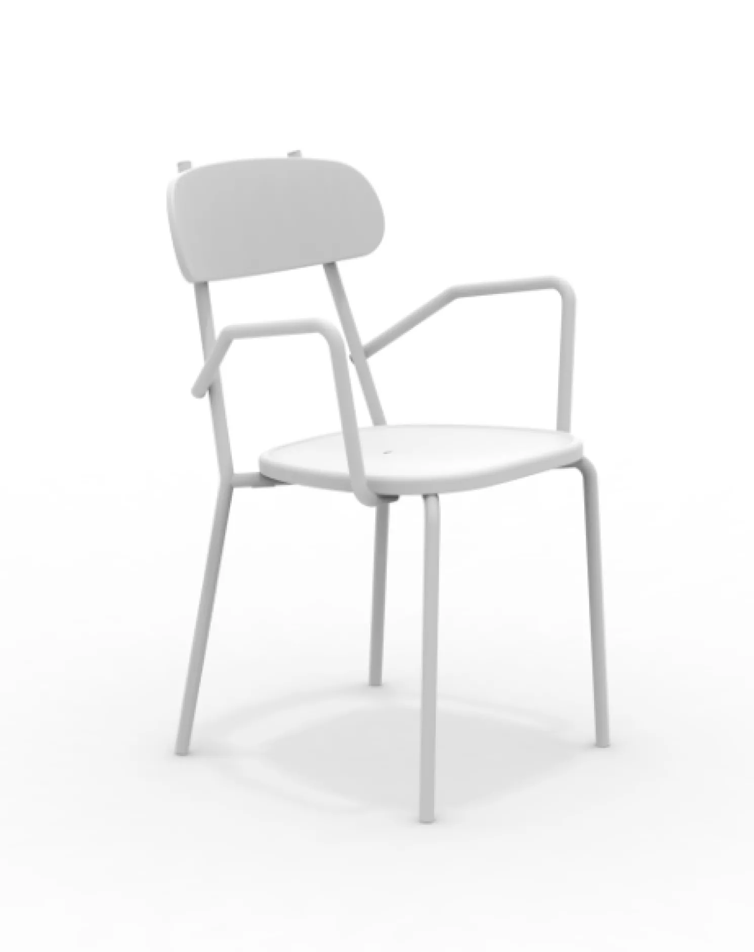vermobil Stapelbarer Outdoorsessel Fox weiß BCU