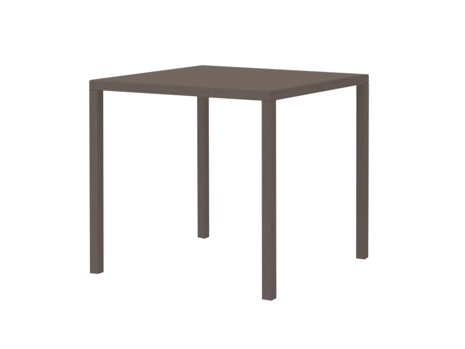 vermobil Terrassentisch Quatris 80x80x75 cm bronze BRO