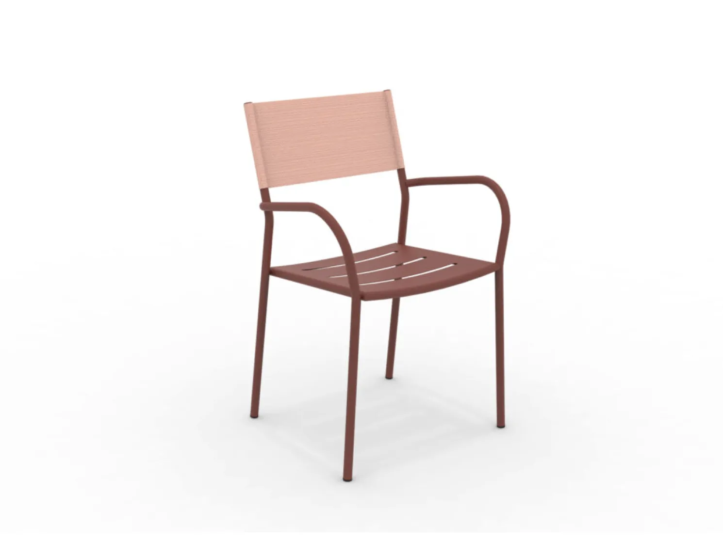 vermobil Vera Outdoorsessel stapelbar Terracotta, Ocre