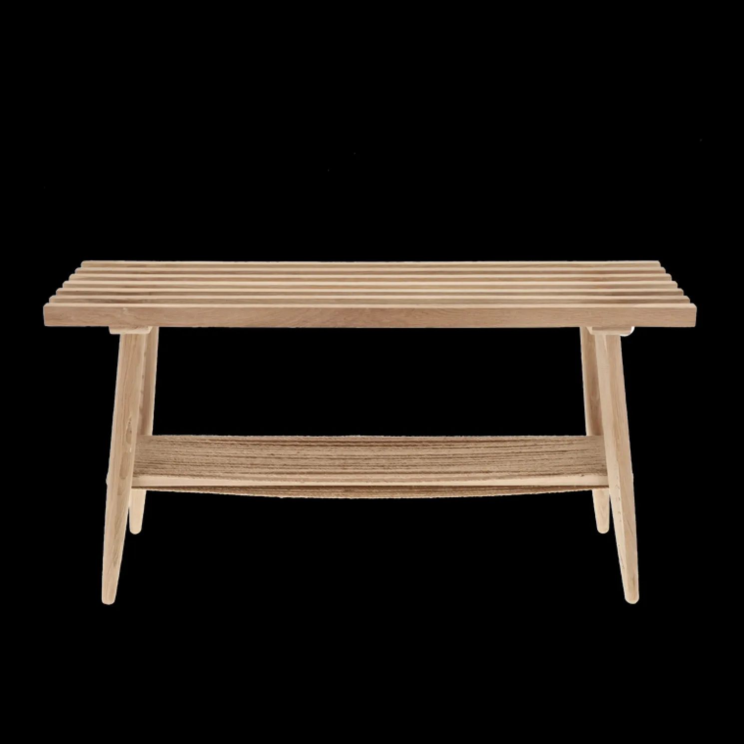 Villa Collection Bank white washed 90*30*45 cm Eiche