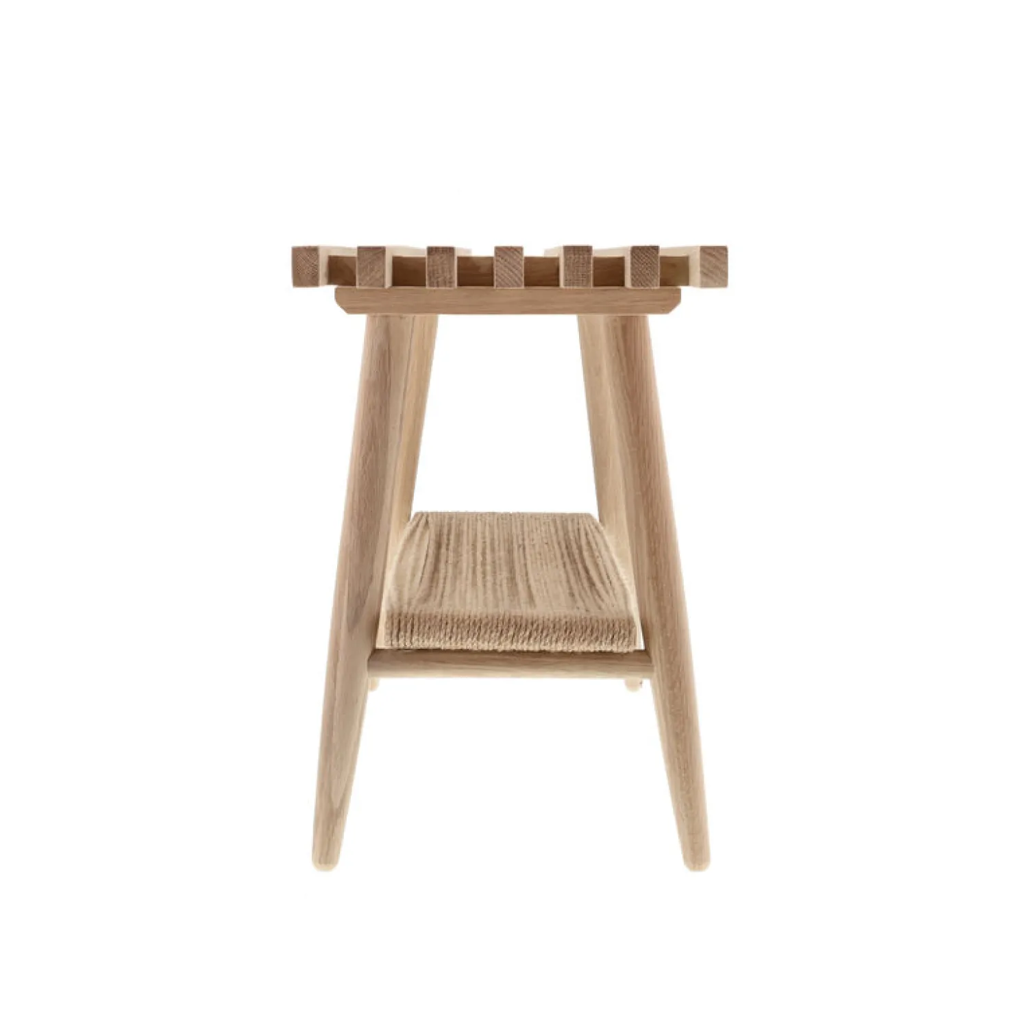 Villa Collection Bank white washed 90*30*45 cm Eiche