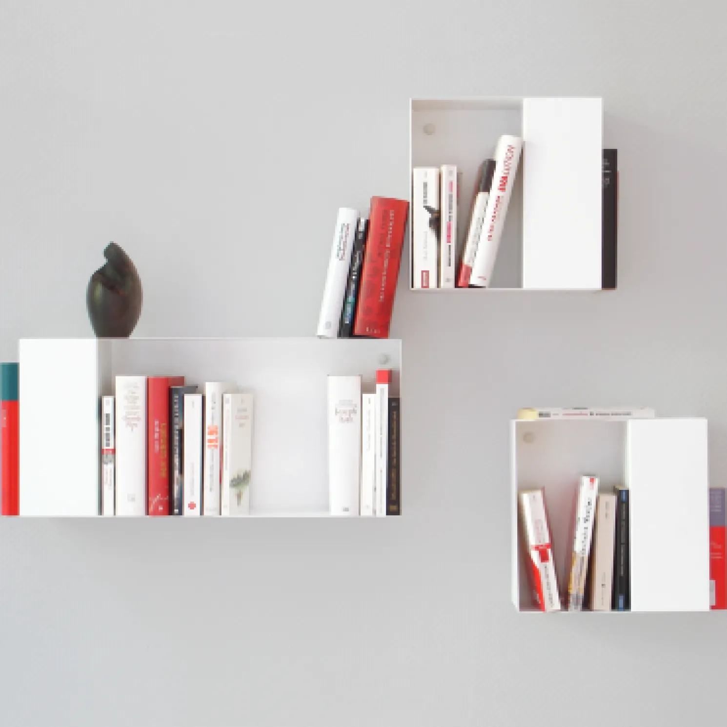 vonbox BOX L Bücherregal - 180 Grad drehbar