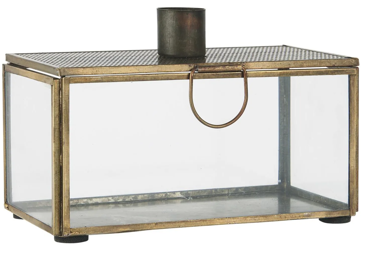 IB laursen Kleine Vitrine mit Stabkerzenhalter
