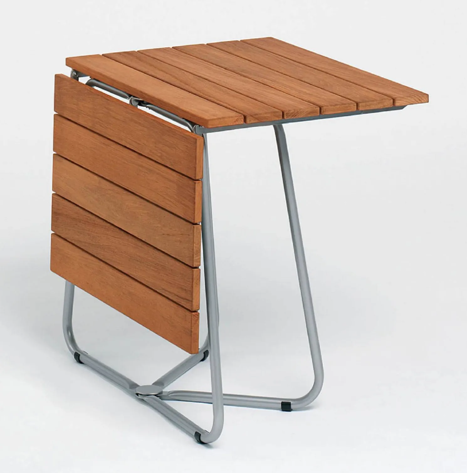 Weishäupl Balkontisch klappbar 100x70 cm mit Teak-Belattung "Balcony"