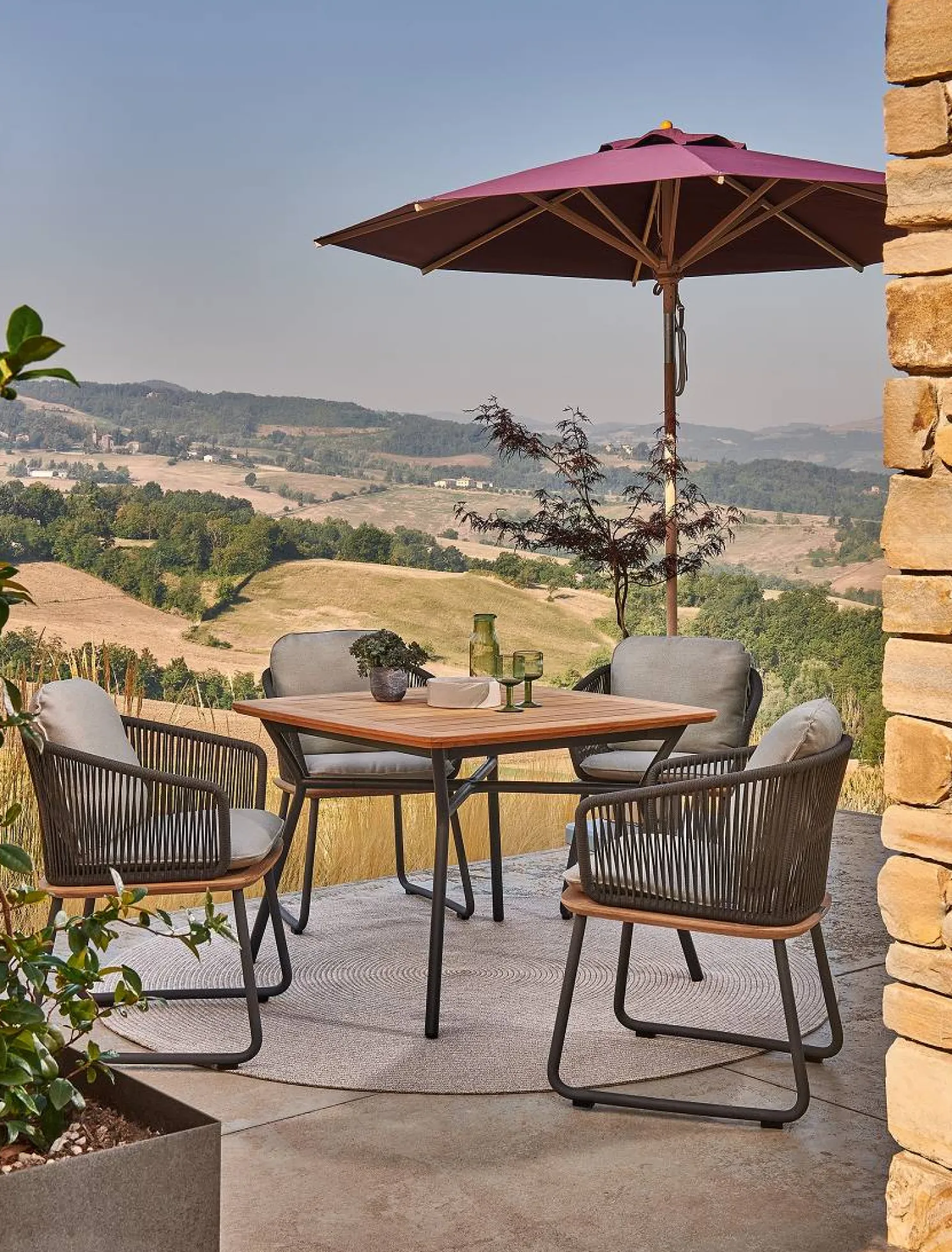 Weishäupl Denia Relax Gartensessel Weishäupl Denia Relax Gartensessel dunkelgrau