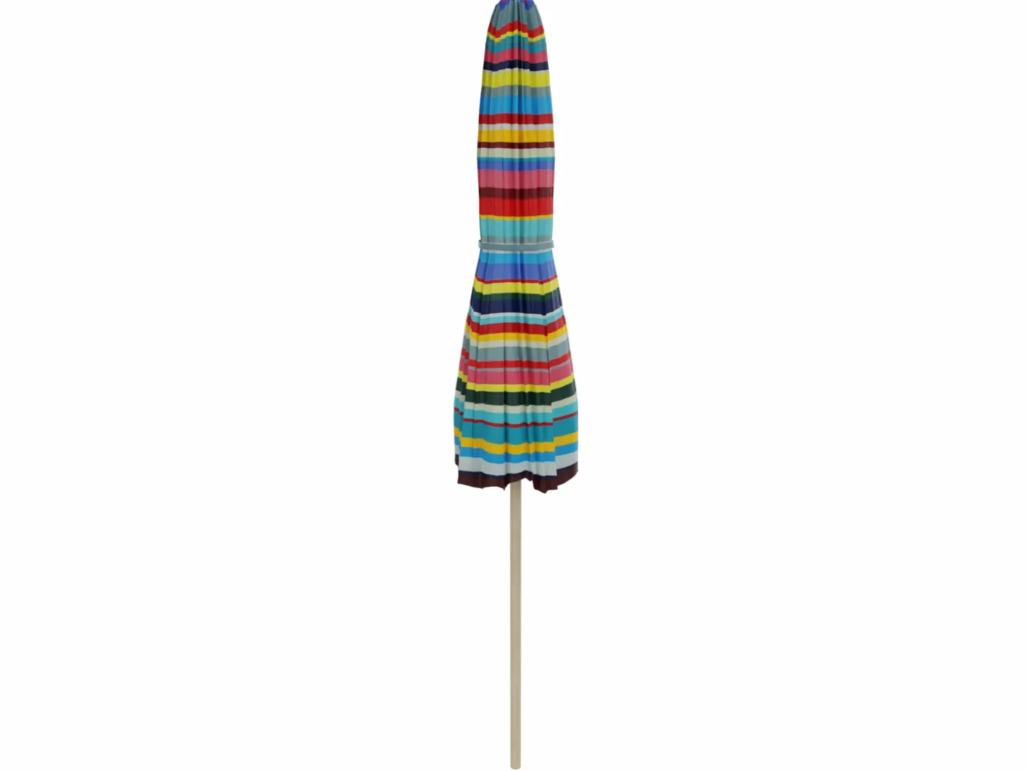 Weishäupl Pagodenschirm Ø 300 cm Holz/Streben weiß, Multicolor, mit Knickmechanismus