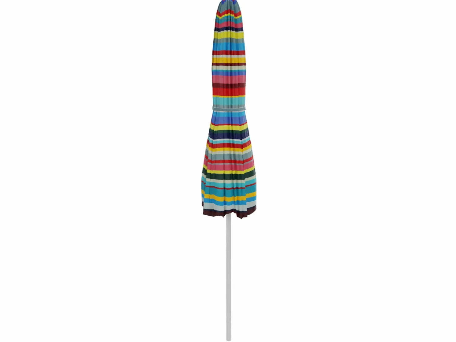 Weishäupl Pagodenschirm Ø 300 cm Alu weiß, Multicolor, mit Kurbelmechanismus