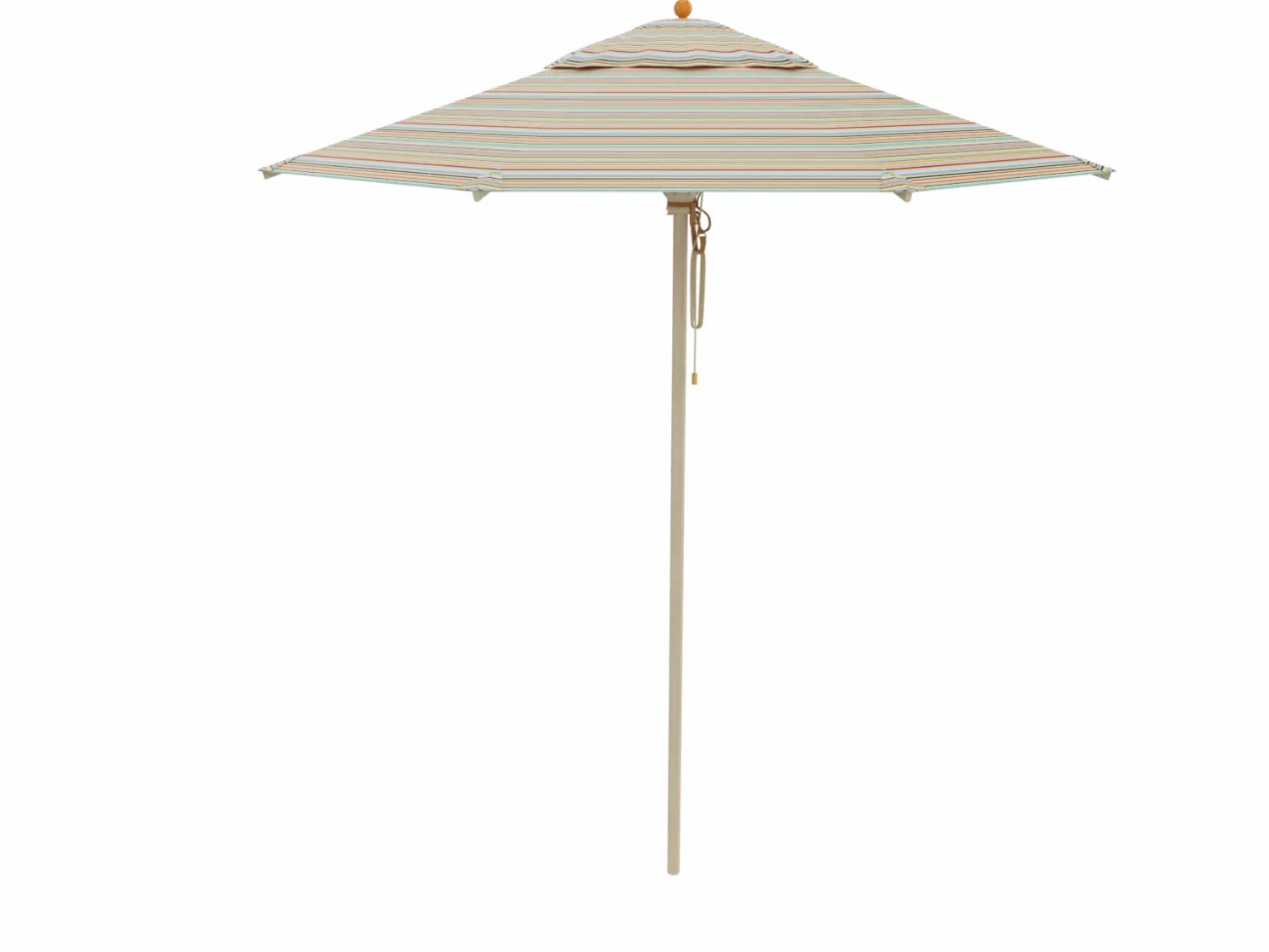 Weishäupl Sonnenschirm Ø 210 cm Klassiker Acryltuch multicolor mini mit Flaschenzug