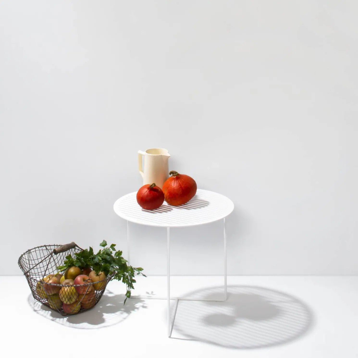 weld & co Beistelltisch Grid 01 weiß