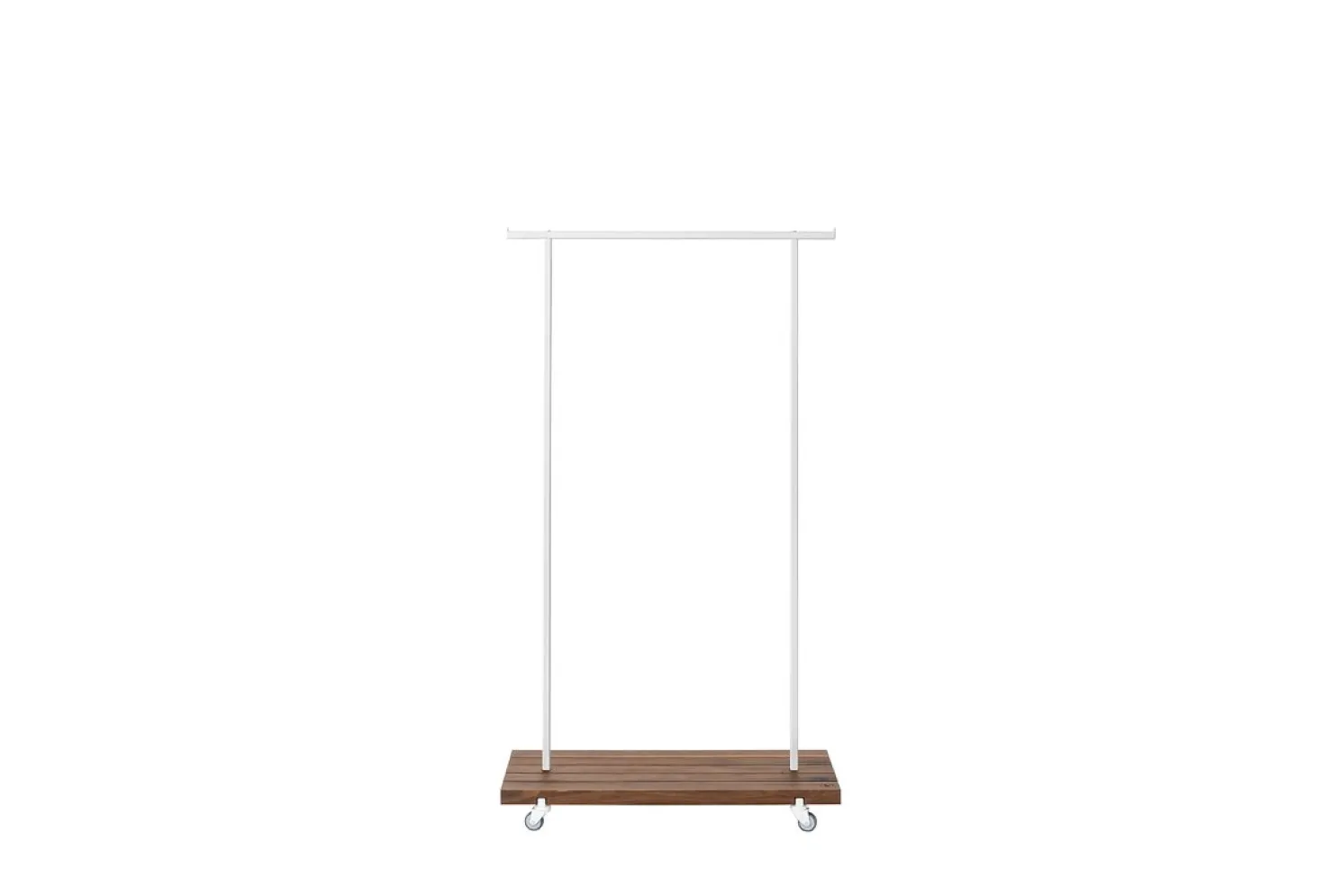 weld & co Kleiderstange Nussbaum 01 S 90 x 40 x 160 weiß