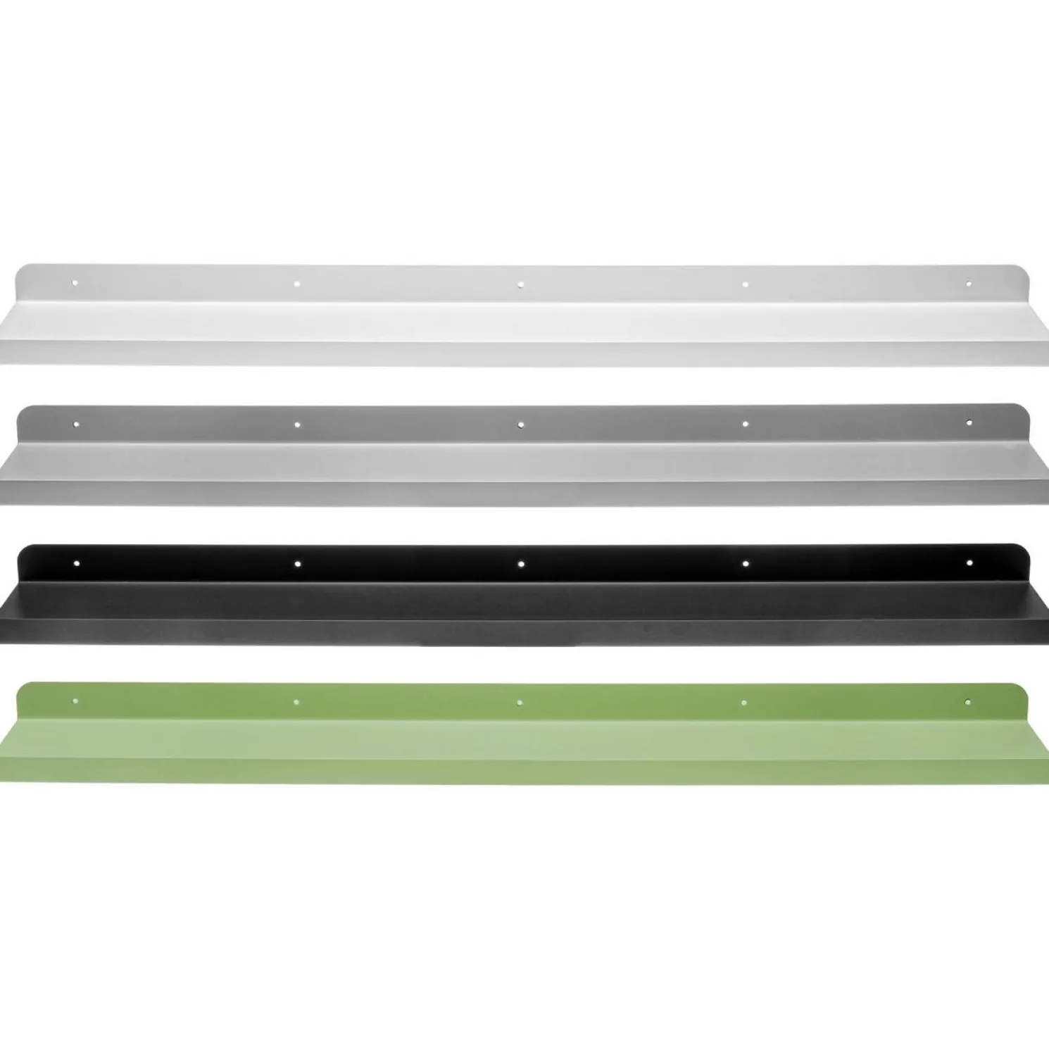 weld & co Wandregal Solid 06 weißgrün