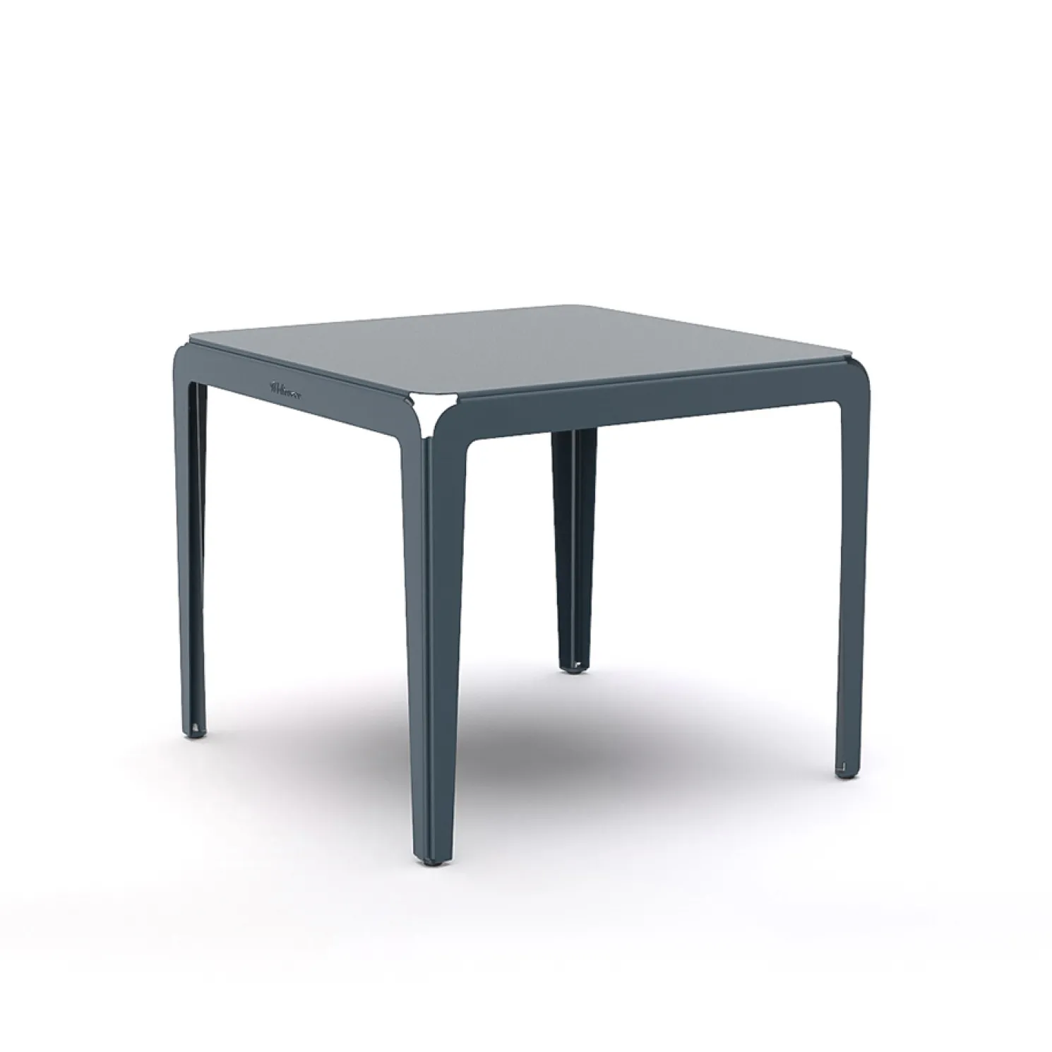 Weltevree Bended Table / Outdoor Esstisch 90 x 90 grau/blau