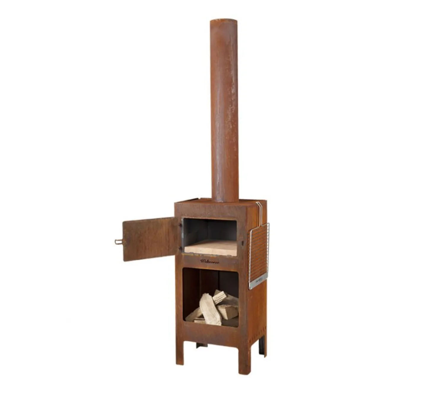 Weltevree Outdoorofen aus Cortenstahl