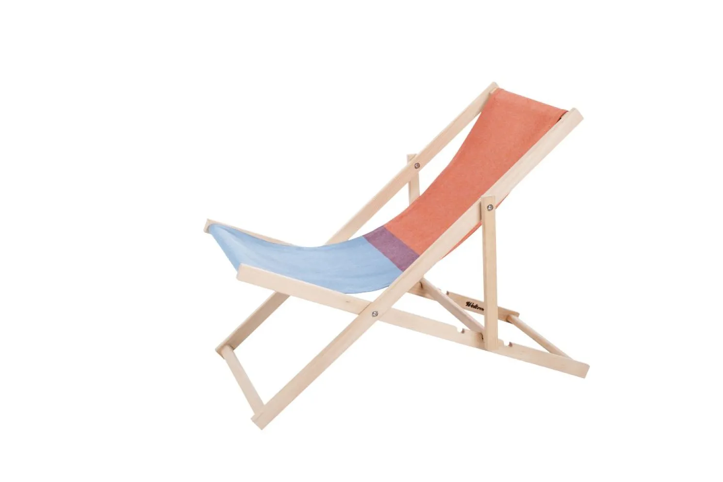 Weltevree Strandstuhl "Beach Chair" rot/blau
