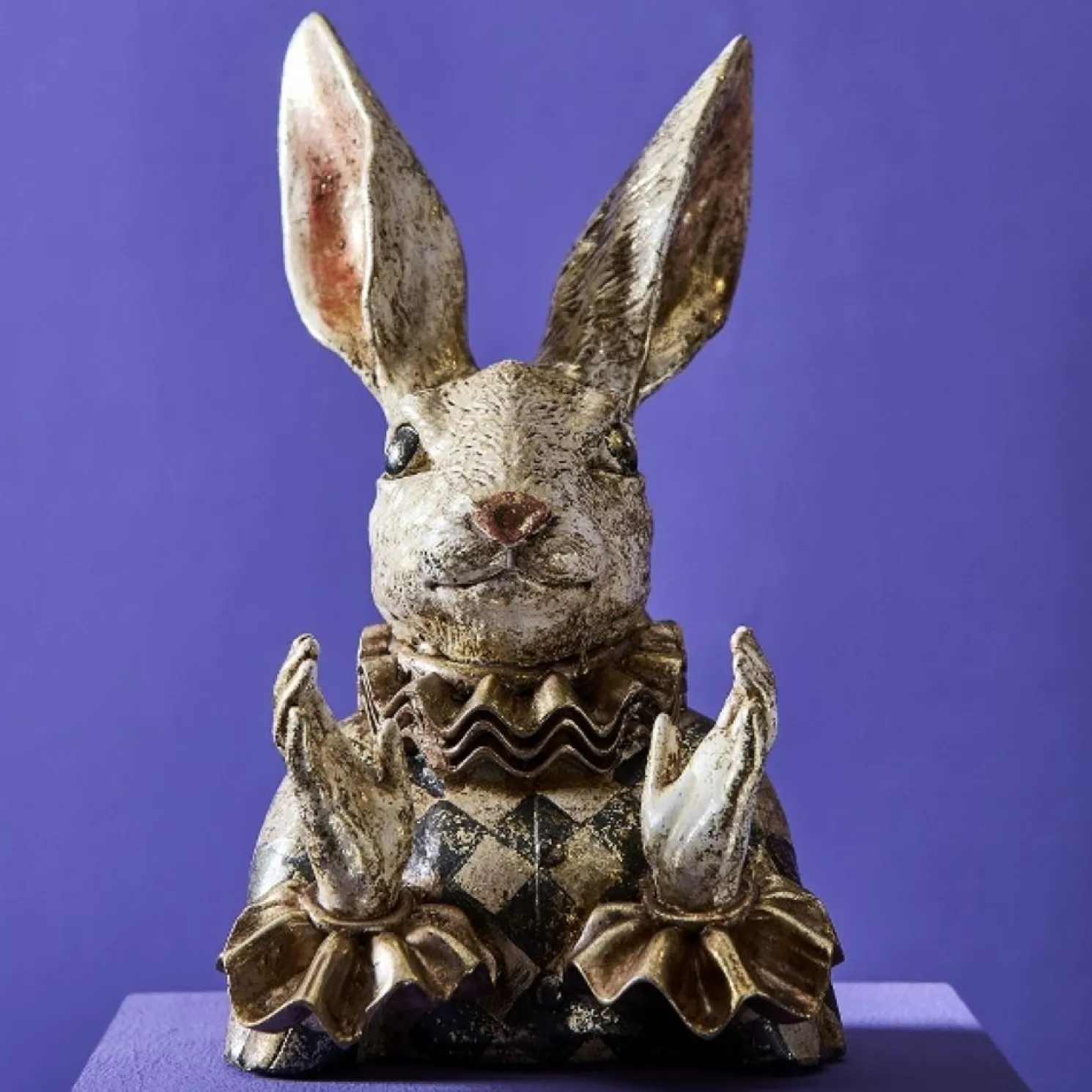 Werner Voß Hasenbüste Henrilein, creme/gold/schwarz