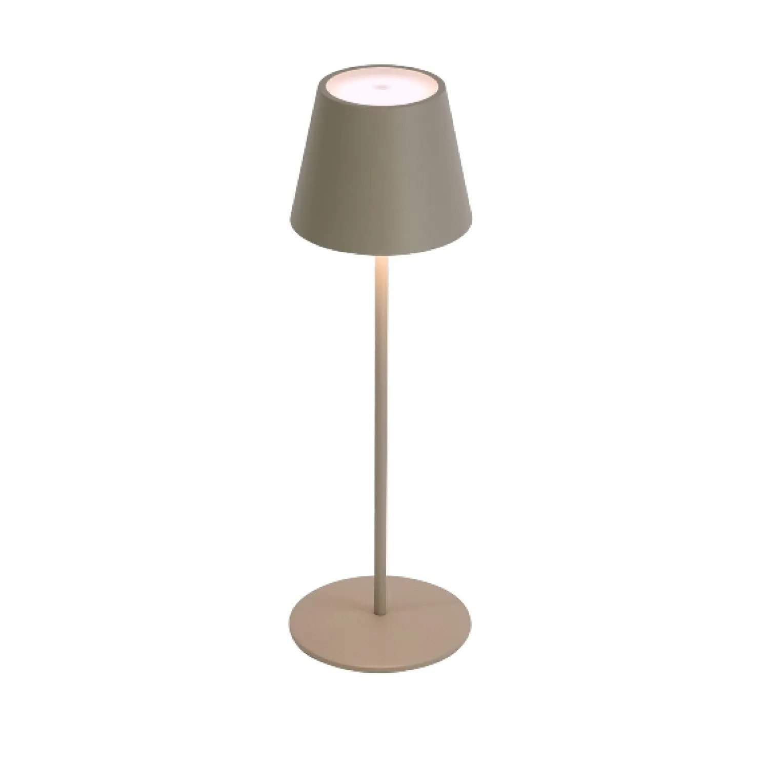 Werner Voß LED Tischleuchte Lys taupe 12x38cm