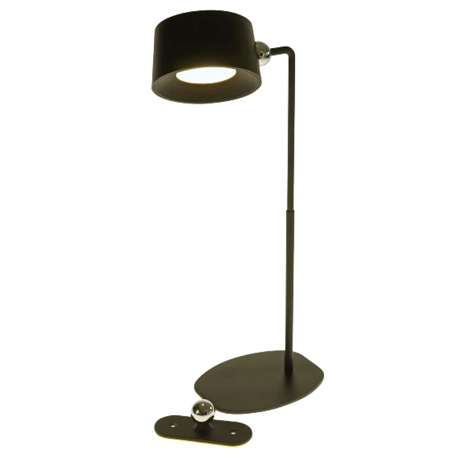 Werner Voß LED Tischleuchte Focus inkl. Wandhalterung schwarz