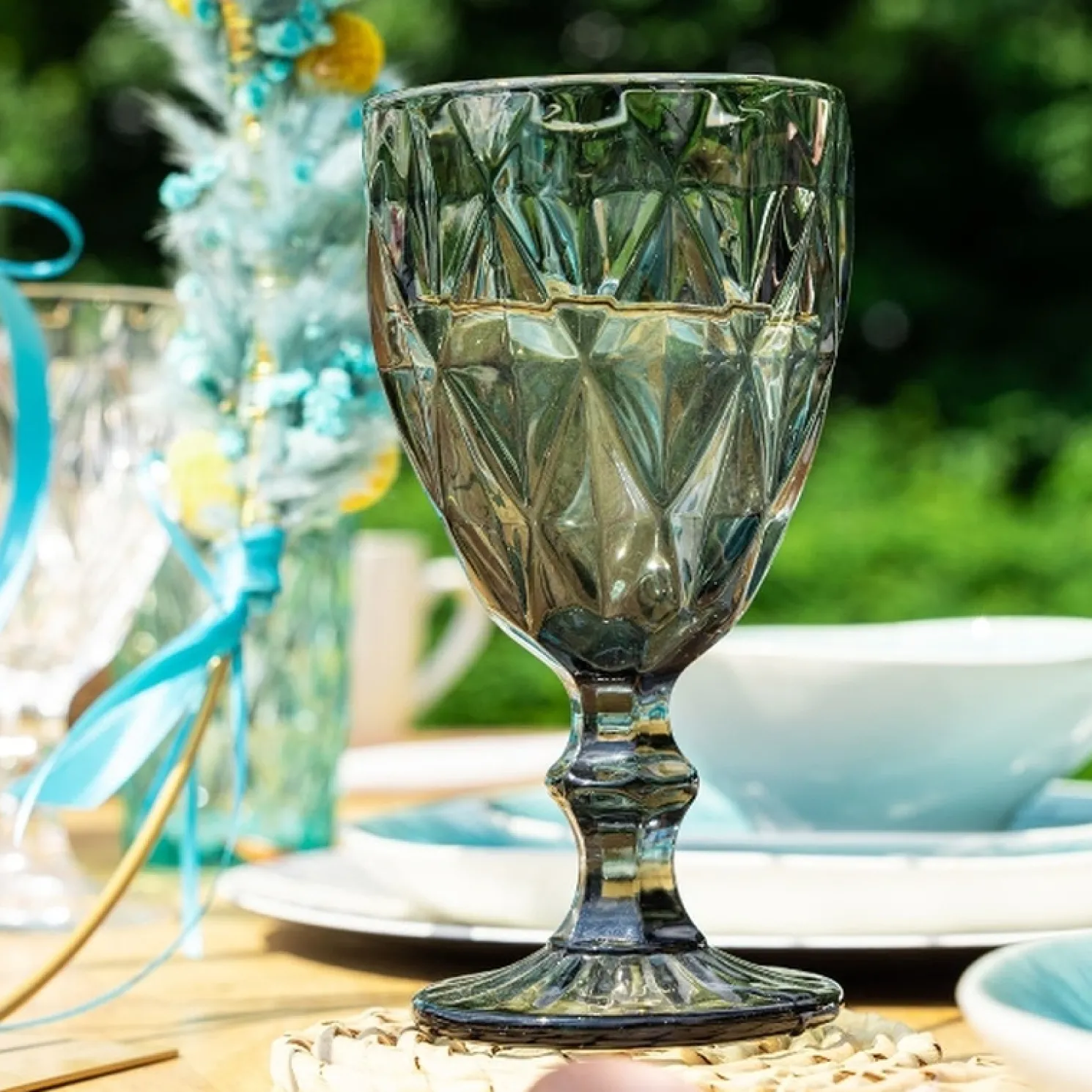 Werner Voß Weinkelch, Glas anthrazit