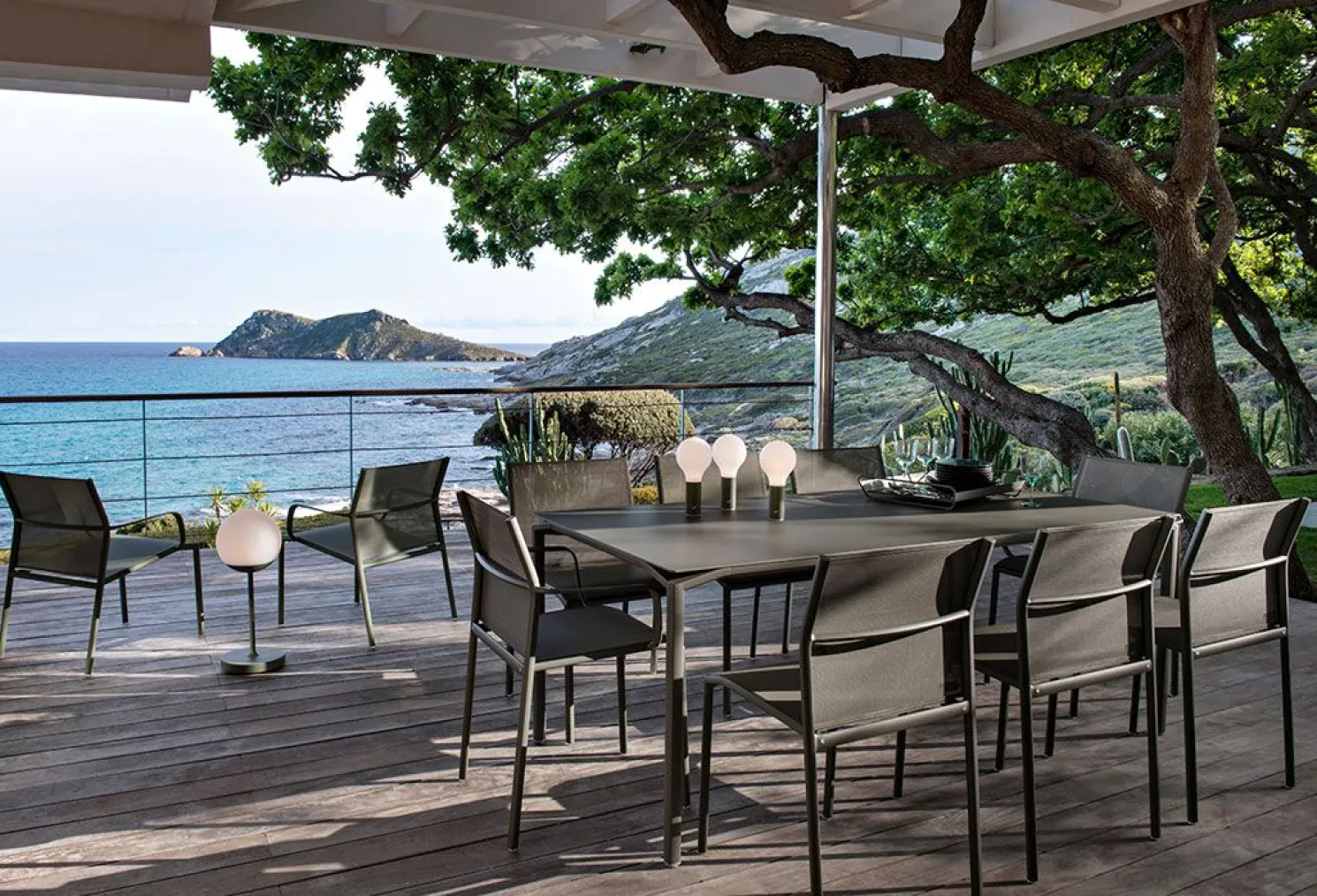 Fermob Calvi Tisch 195x95 Chili