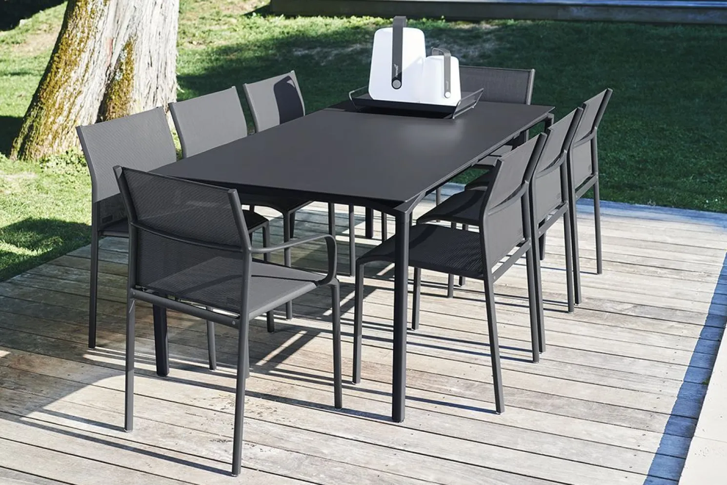 Fermob Calvi Tisch 195x95 Chili