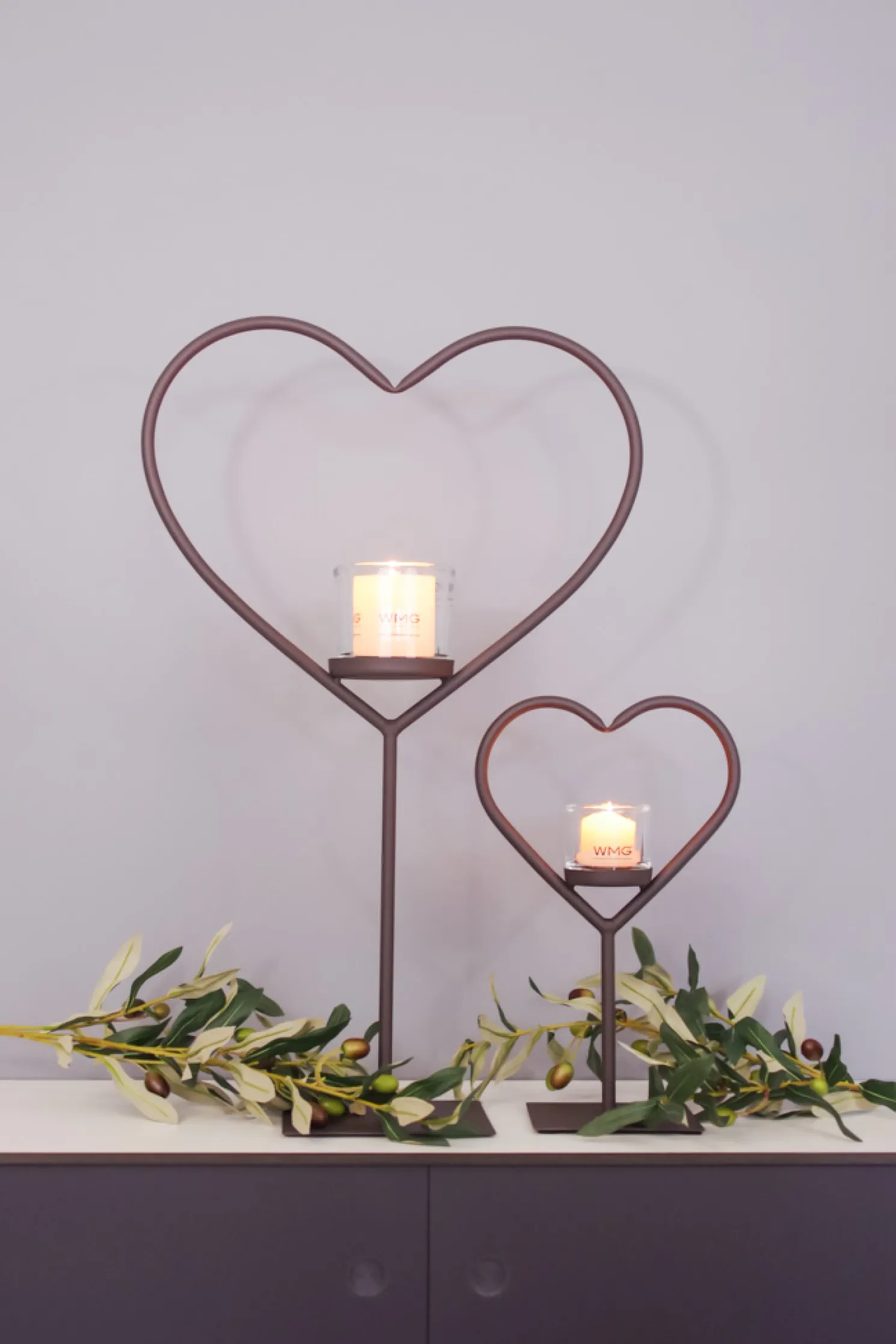WMG Herz Windlicht Elisa 30 cm