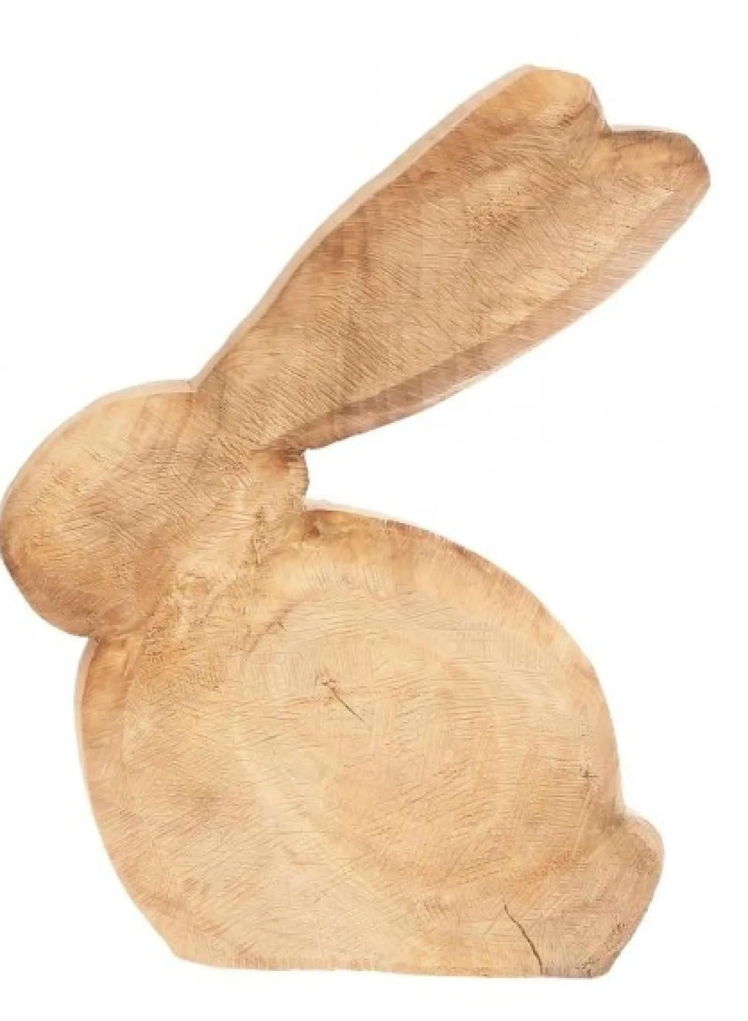WMG Holzhase 50 cm Pappel sägerauh handarbeit