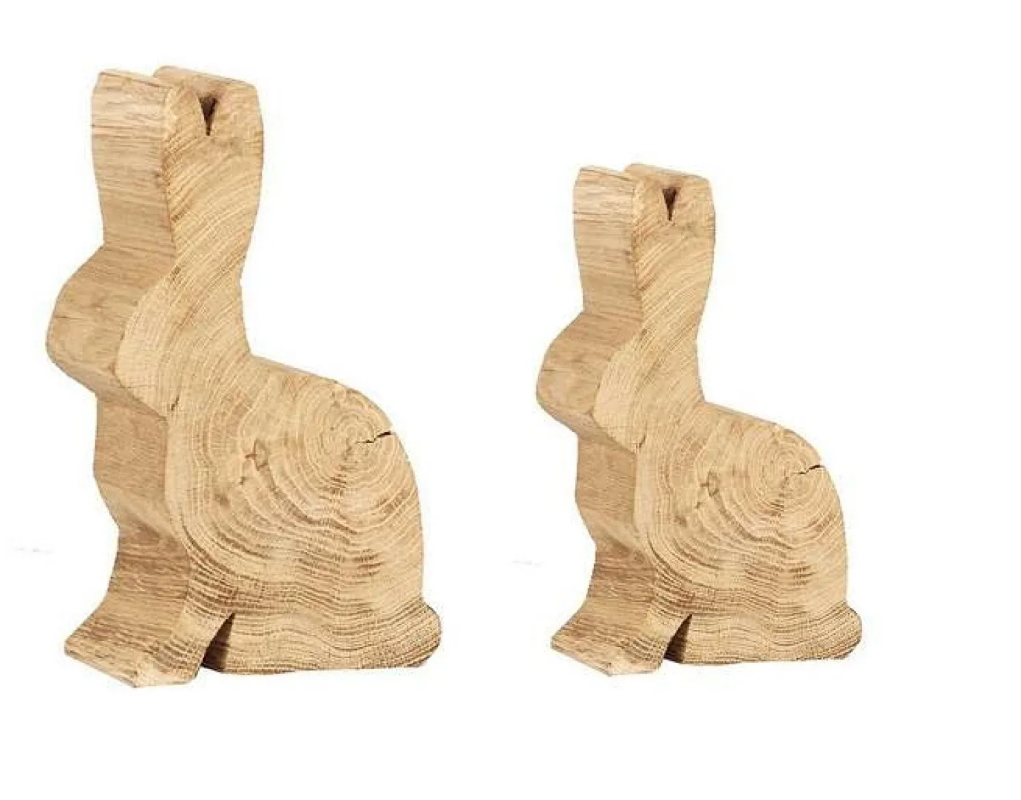 WMG Holzhase Eiche natur - massiv 35 cm