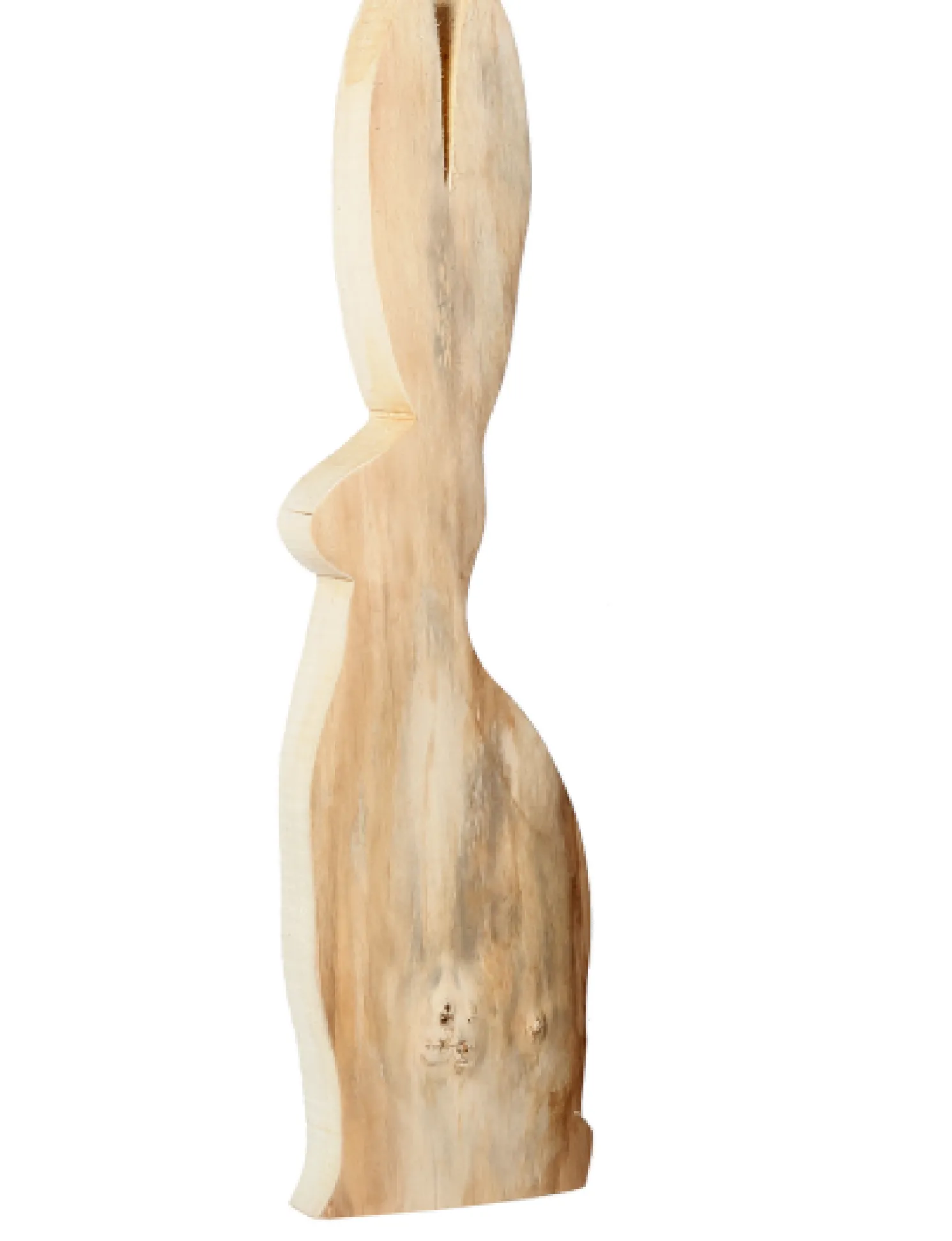 WMG Holzhase ohne Rinde Höhe 90 cm