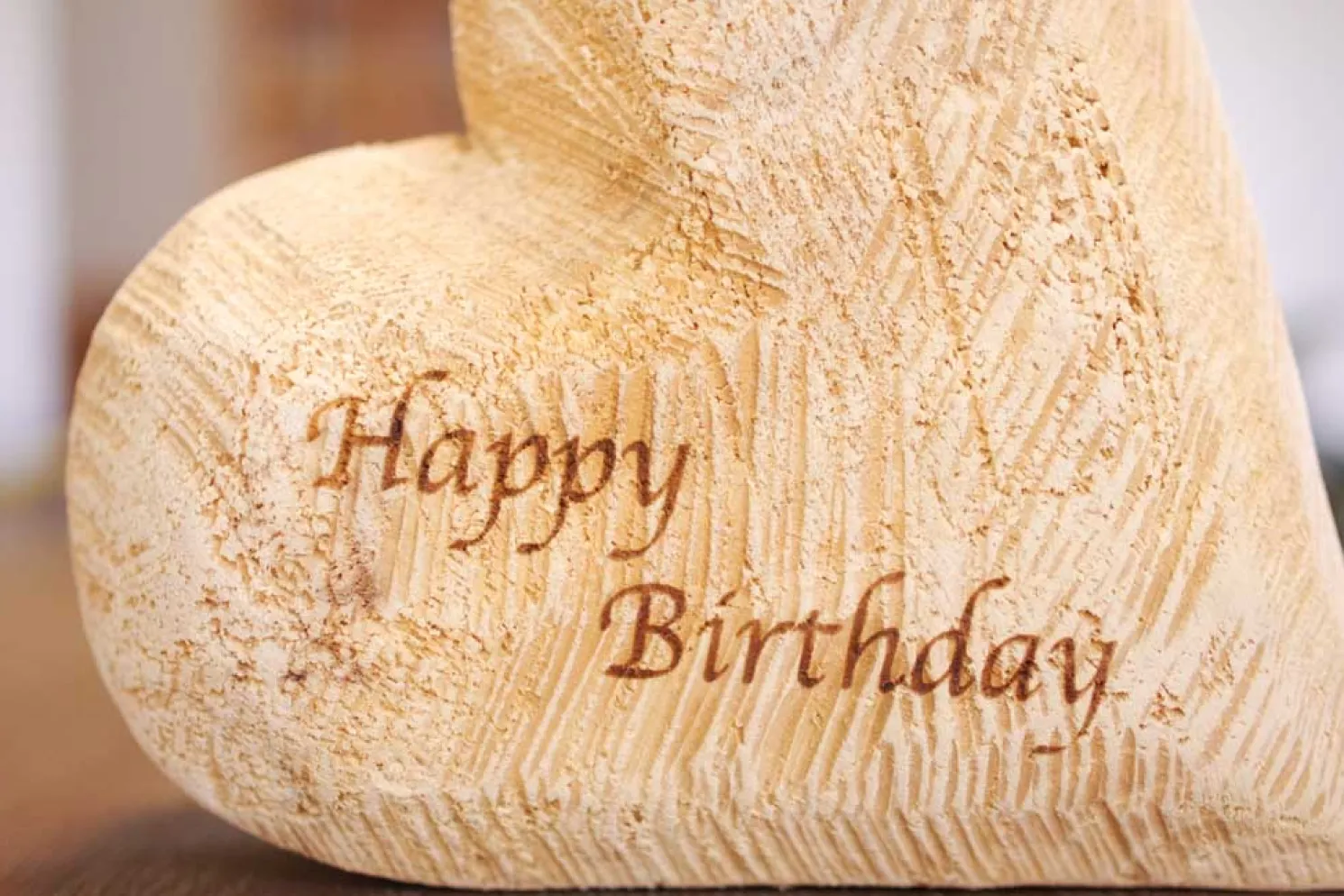 WMG Holzherz "Happy Birthday"