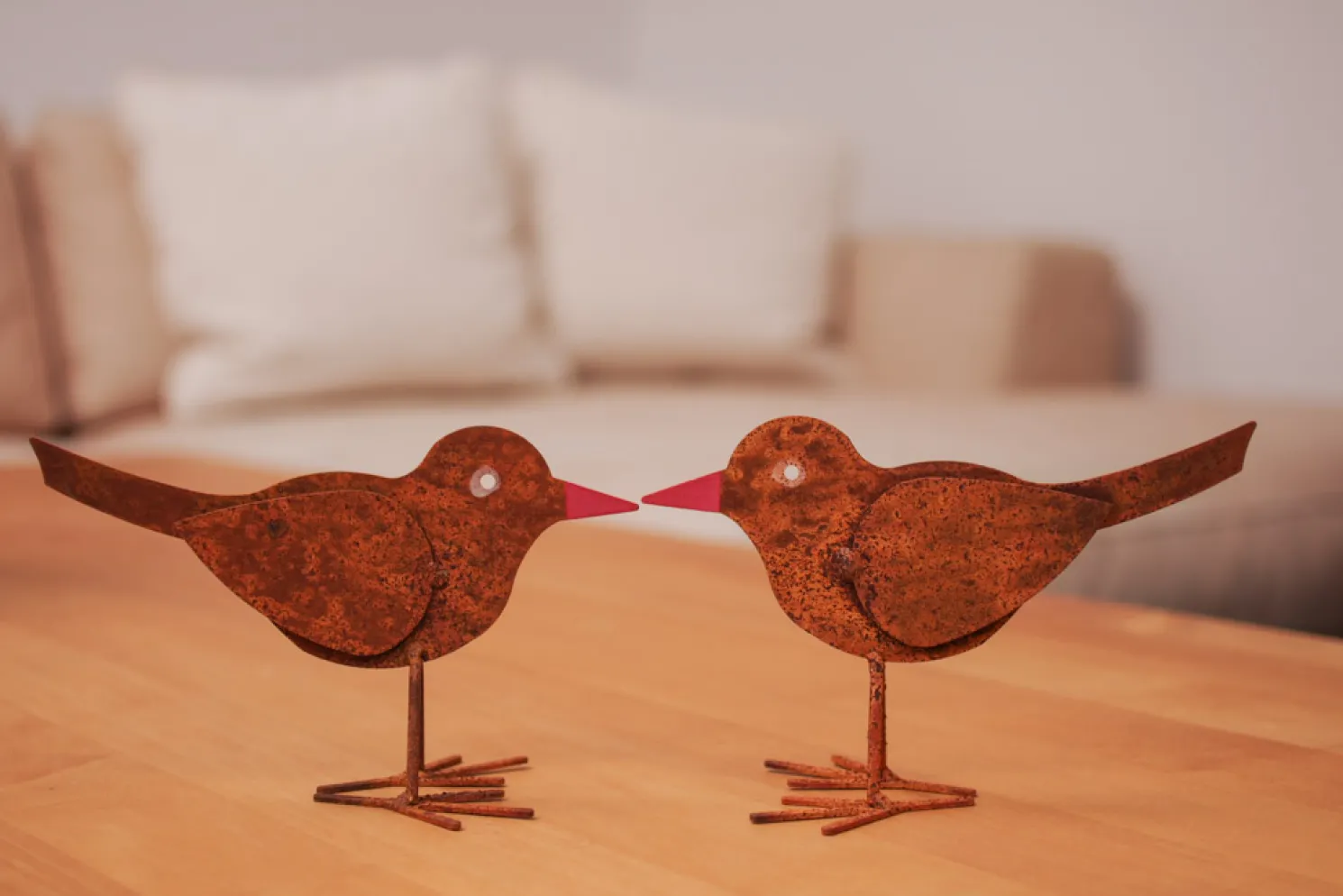 WMG Vogel aus Eisen mit Edelrost