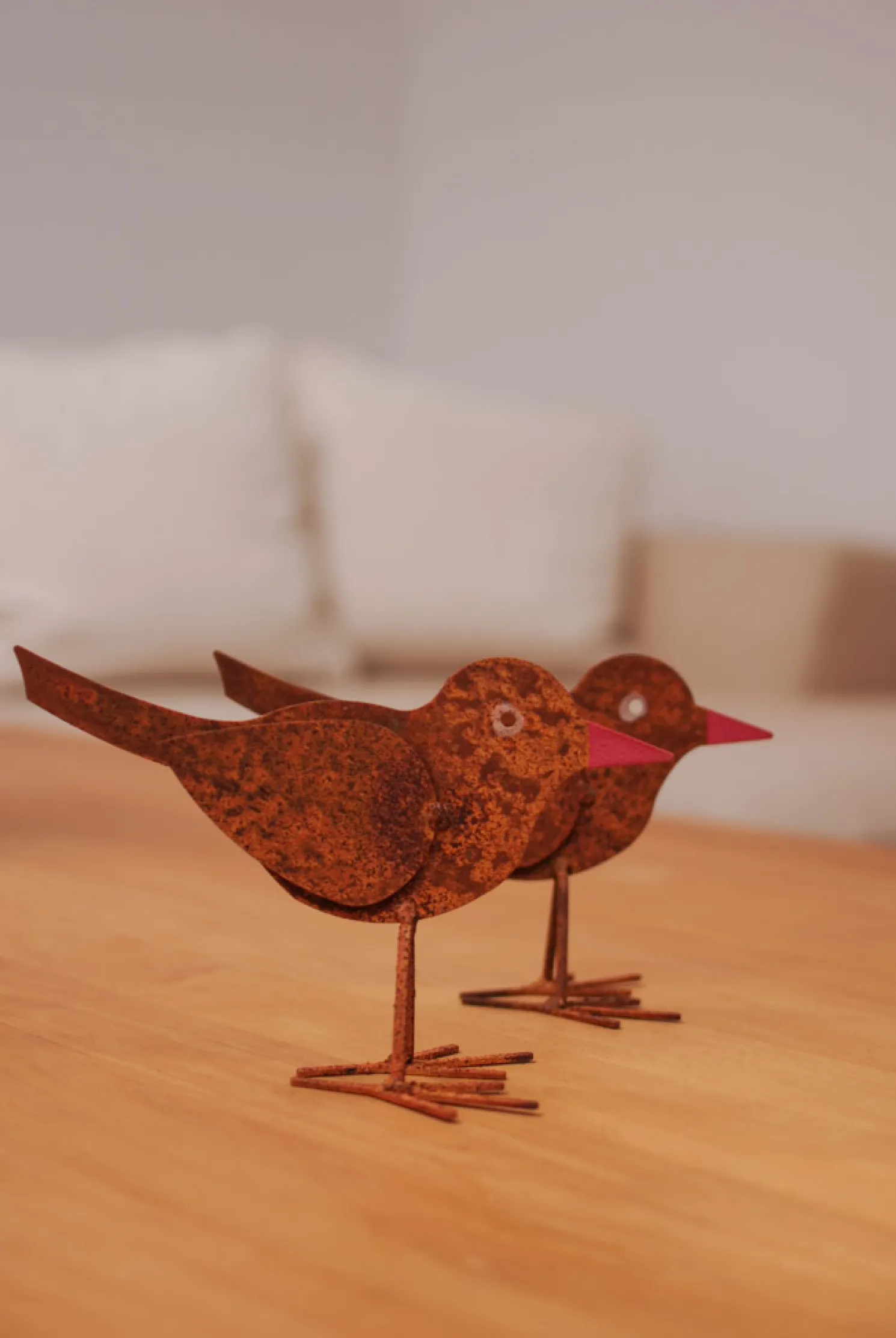 WMG Vogel aus Eisen mit Edelrost