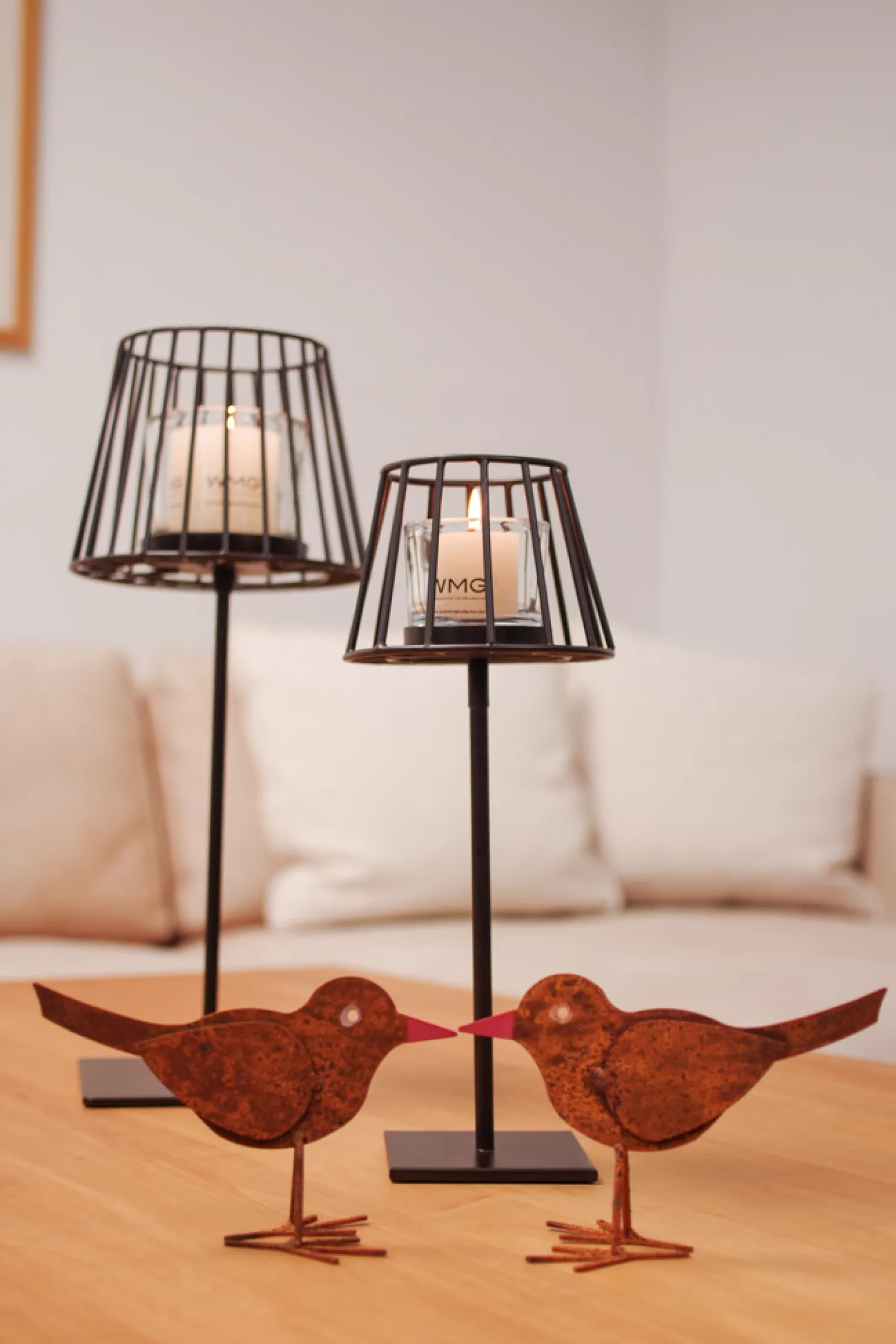 WMG Vogel aus Eisen mit Edelrost