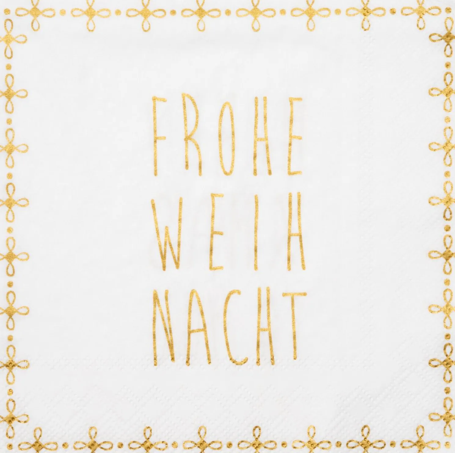 Räder Serviette ''Frohe Weinhnacht'' 33 x 33 cm