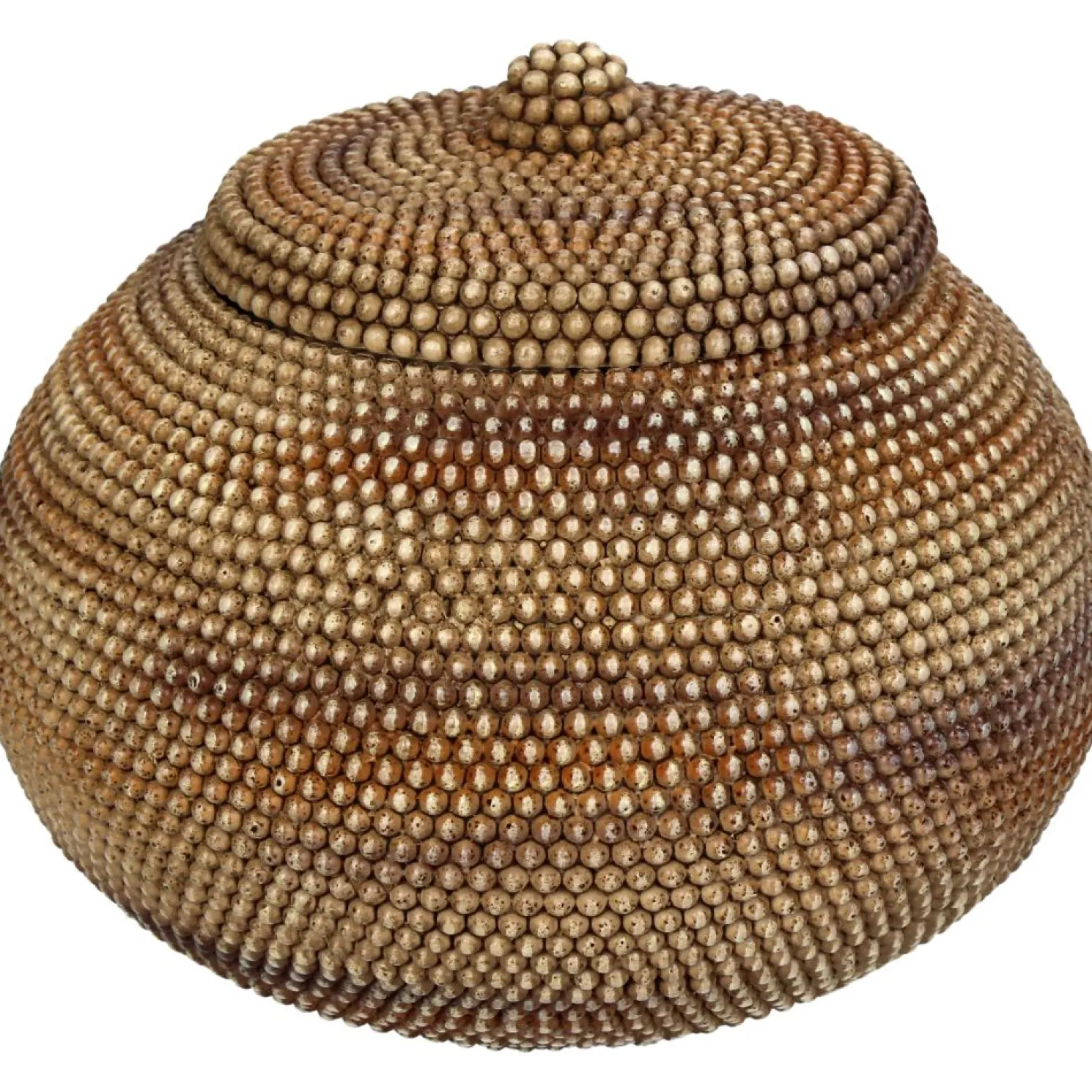 Kersten B.V. Aufbewahrungsdose Ornament "Jar" braun
