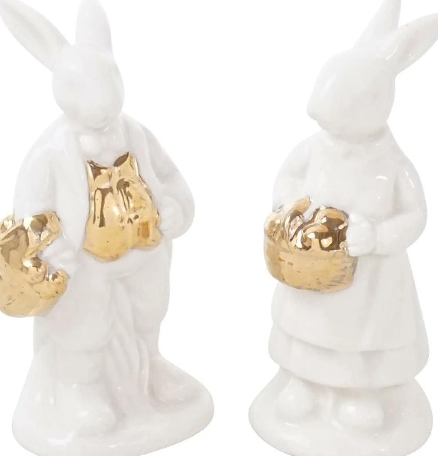 Hoff Hasenpaar Goldkorb mini