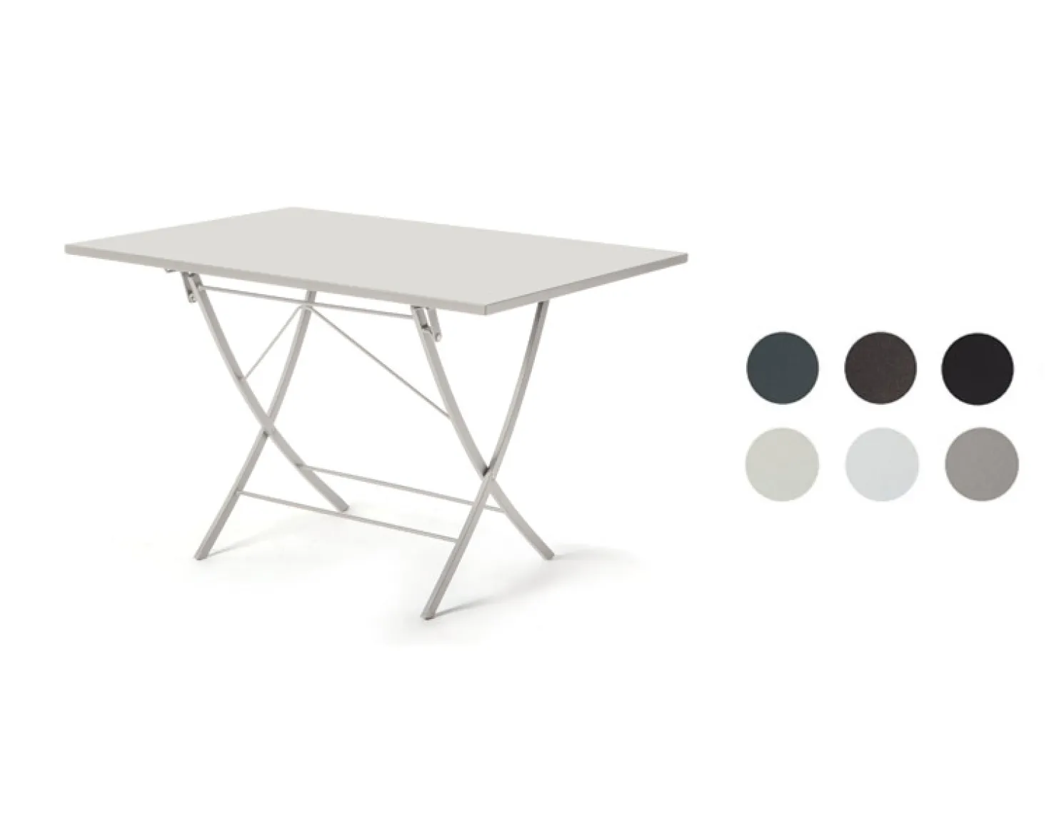 vermobil Tisch Vegas 120x80 cm antik grau